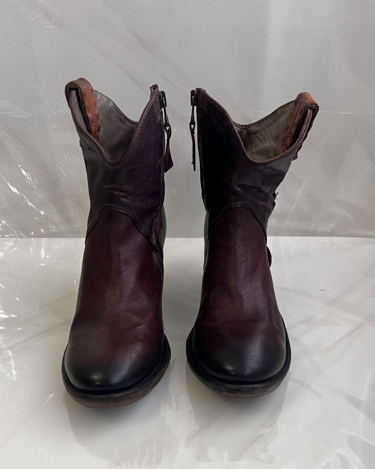 A.S.98 As 98 Airstep Zipper Boho Biker distressed boot Size US 8 / IT 38 - 2 Thumbnail