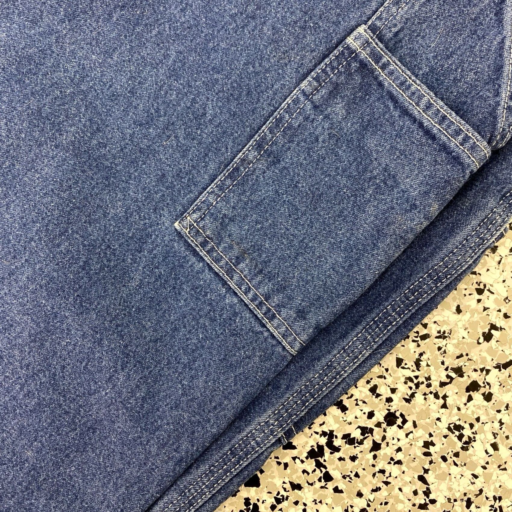 Carhartt VINTAGE Carhartt Carpenter Work Jeans 34 Men's Denim Blue 5-Pocket Regular Straight Relaxed Cotton Zip 34x29.5 29.5 Inseam Size US 34 / EU 50 - 5 Thumbnail