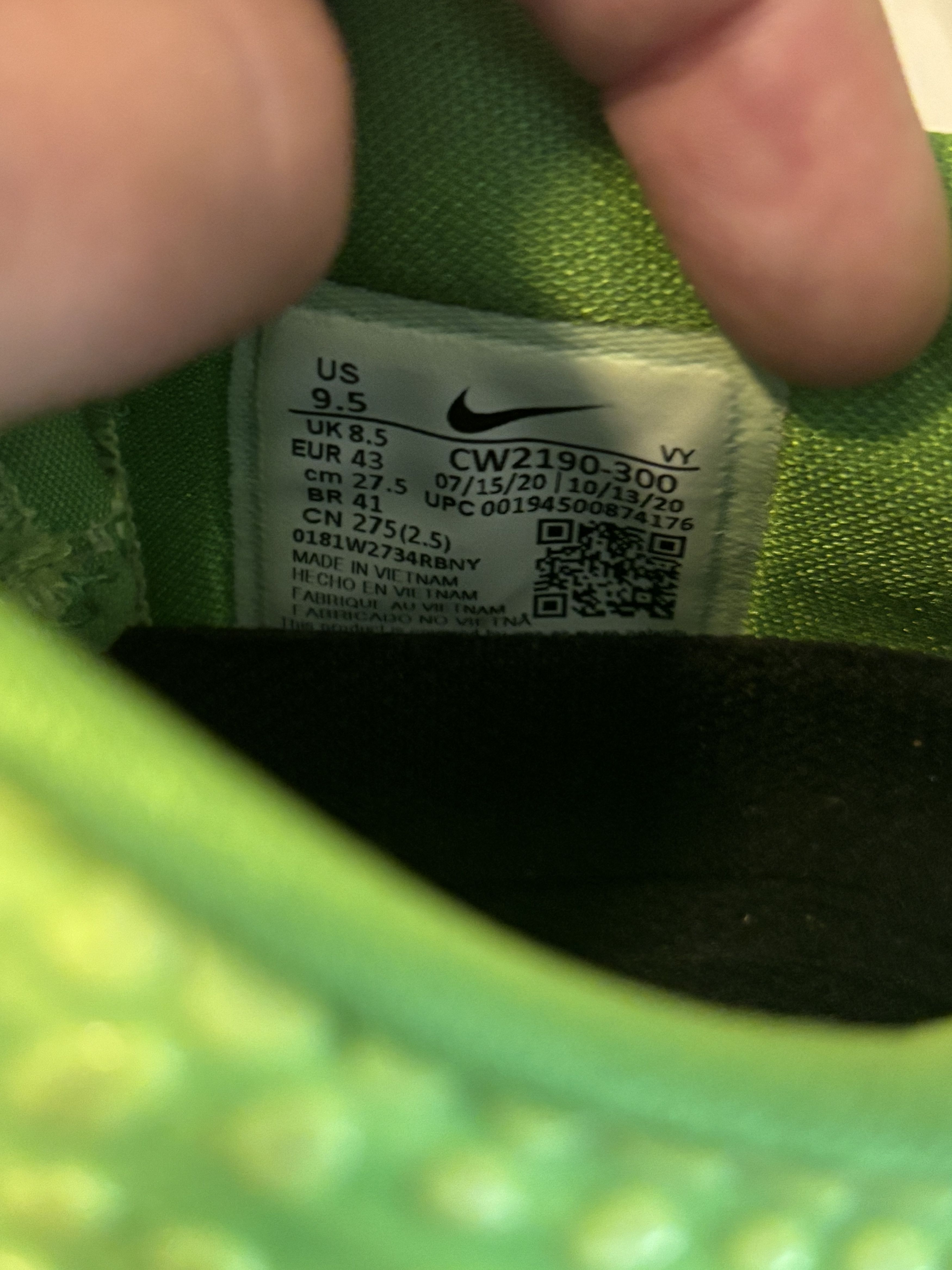 Nike Nike Mamba Rage Grinch Size US 9.5 / EU 42-43 - 3 Thumbnail