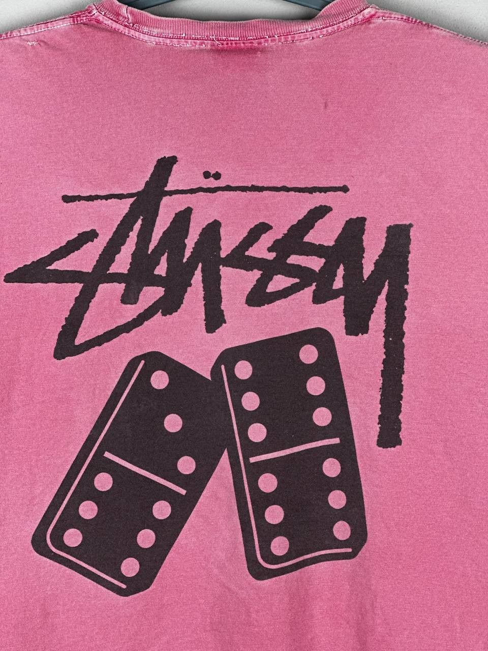 Stussy VINTAGE STUSSY Dominos Garment Dyed Pink Size US L / EU 52-54 / 3 - 10 Thumbnail
