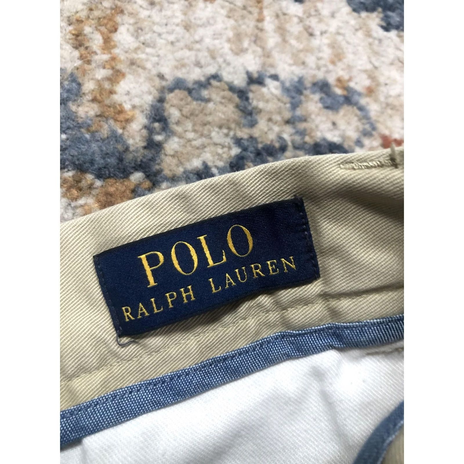 Polo Ralph Lauren Polo Ralph Lauren Shorts Mens 33 Beige Classic Fit Chino 9 Inseam Casual Summer Size US XS / EU 42 / 0 - 6 Thumbnail