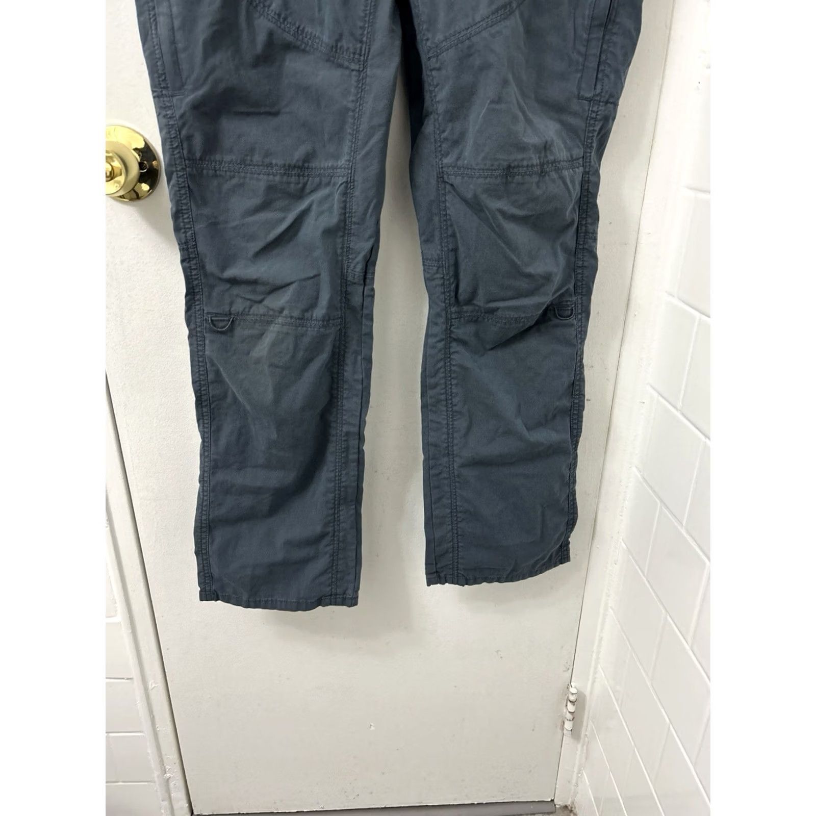 Vintage Kuhl Legendary Pants Womens Size 8 Blue Cargo Hiking Outdoor Trousers Straight Leg Casual Travel Size 30" / US 8 / IT 44 - 3 Thumbnail