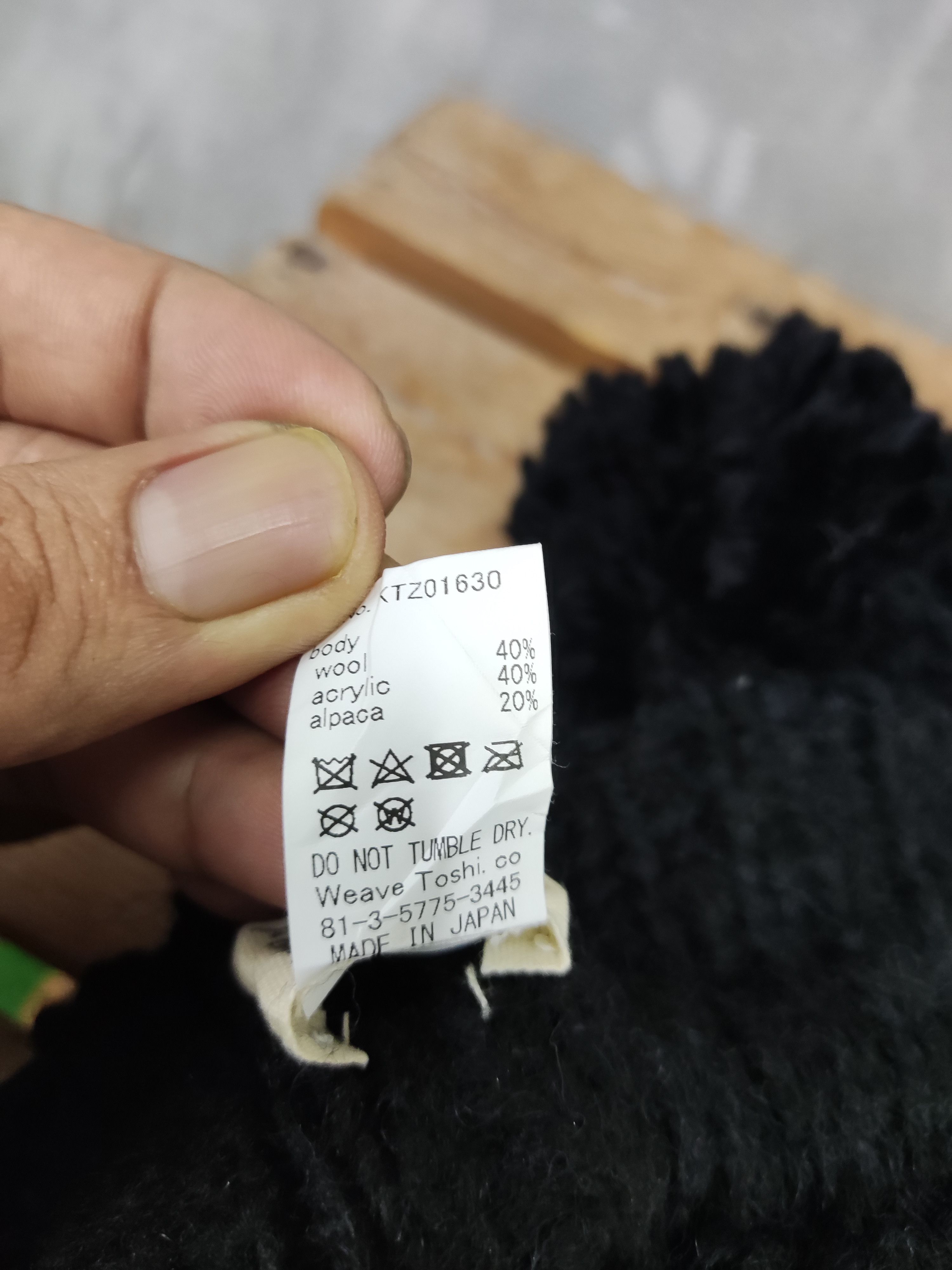CA4LA Japanese Brand Ca4la Black Crochet Beanie Hat Size ONE SIZE - 8 Thumbnail