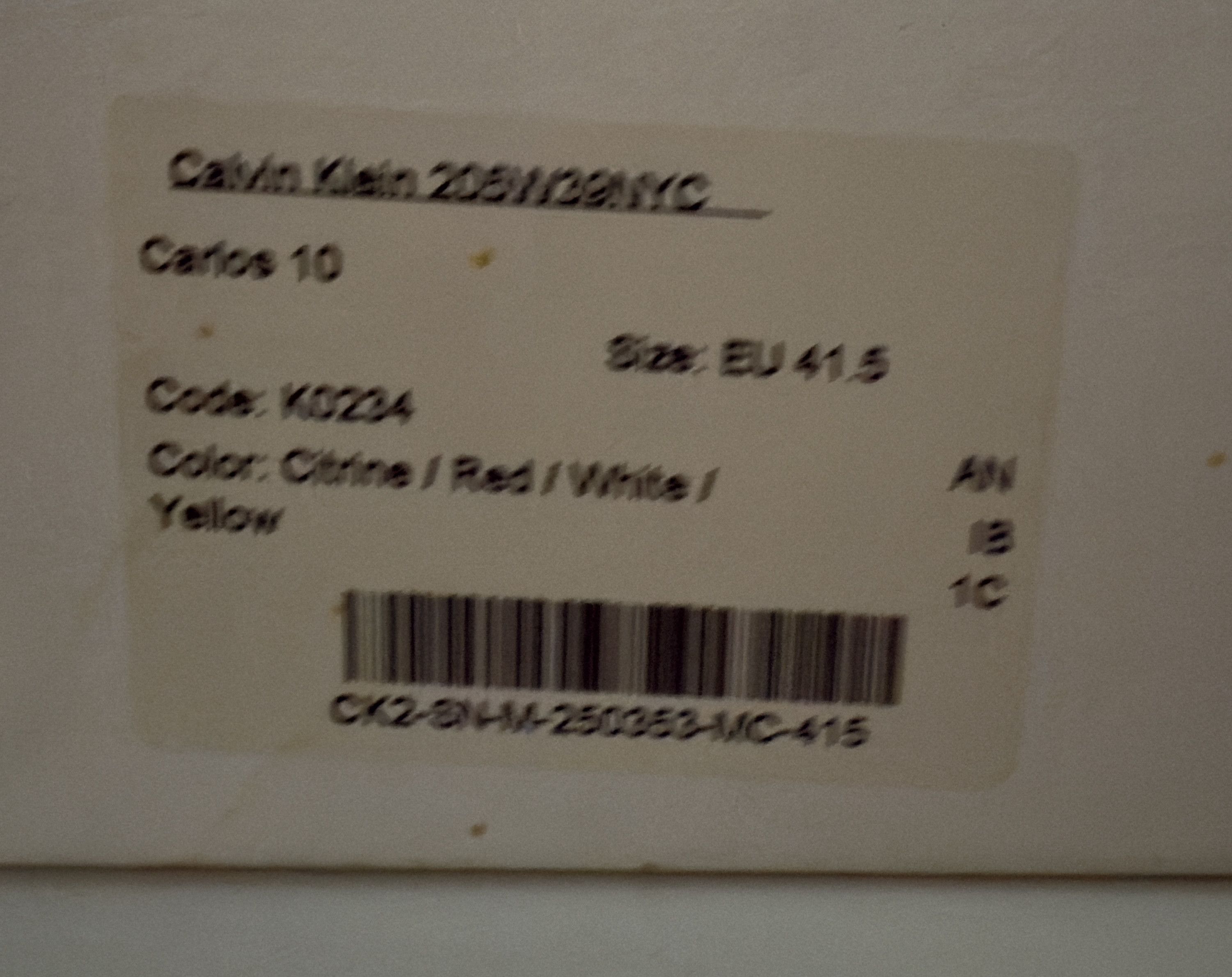 Calvin Klein 205W39NYC Carlos 10 Sneakers – Calvin Klein 205W39NYC DS Size US 8.5 / EU 41-42 - 11 Thumbnail