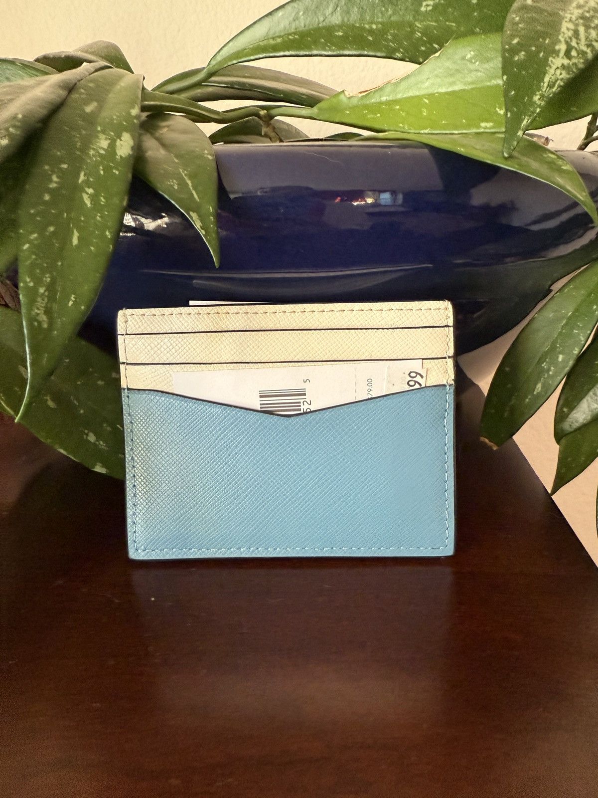 Kate Spade Kate Spade Teal and Cream Card Holder Size ONE SIZE - 2 Thumbnail