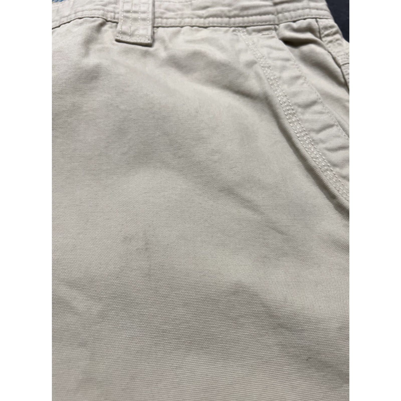 Vintage Columbia Cargo Shorts Mens 50W 9L Beige Khaki Cotton Flat Front Inseam 9in Snap Pockets Outdoor Casual Regular Size 50 Size US 34 / EU 50 - 5 Thumbnail