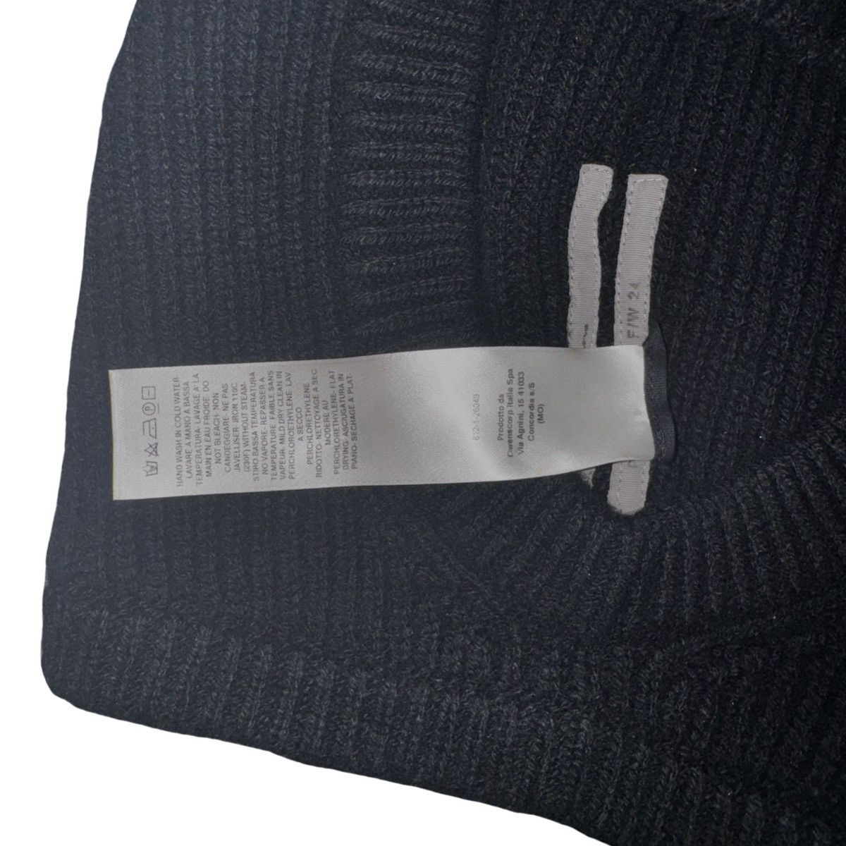 Rick Owens Cashmere Knit Hood Size ONE SIZE - 3 Thumbnail