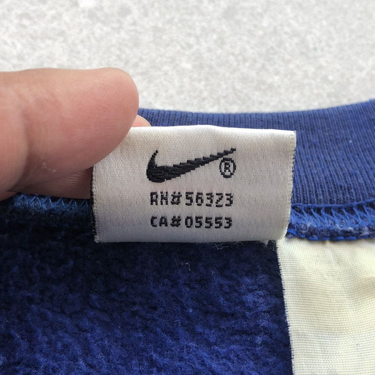 Vintage 90s Nike Embroidered Rare Logo Crewneck