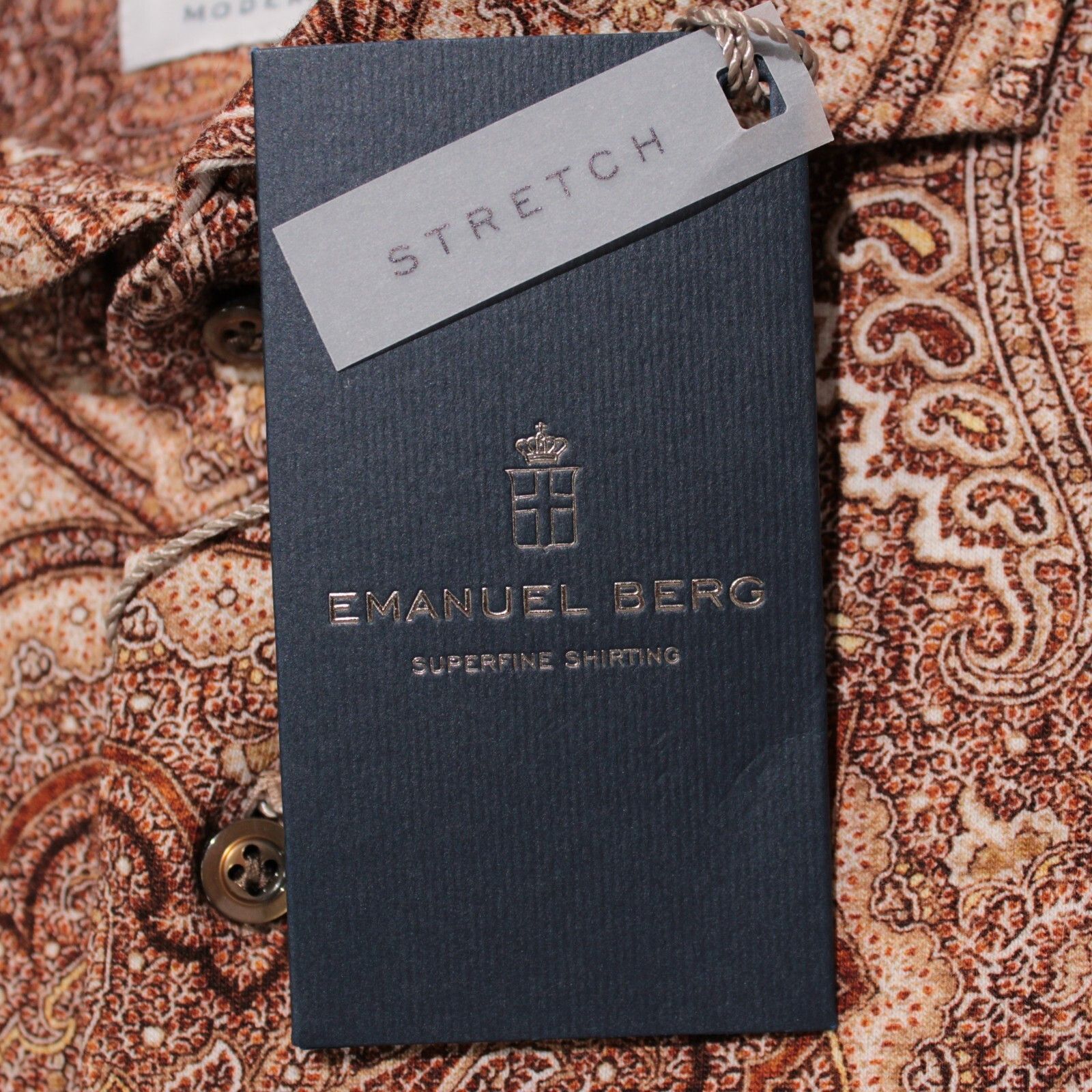 Other Emanuel Berg New with tags Shirt Size M US In Brown Size US M / EU 48-50 / 2 - 2 Thumbnail