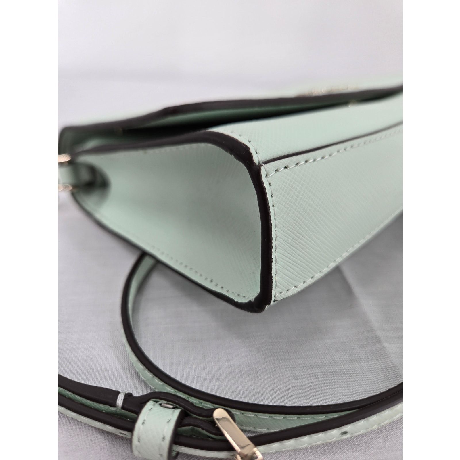 Kate Spade Kate Spade Carson Saffiano Leather Crossbody in Mint Size ONE SIZE - 14 Thumbnail