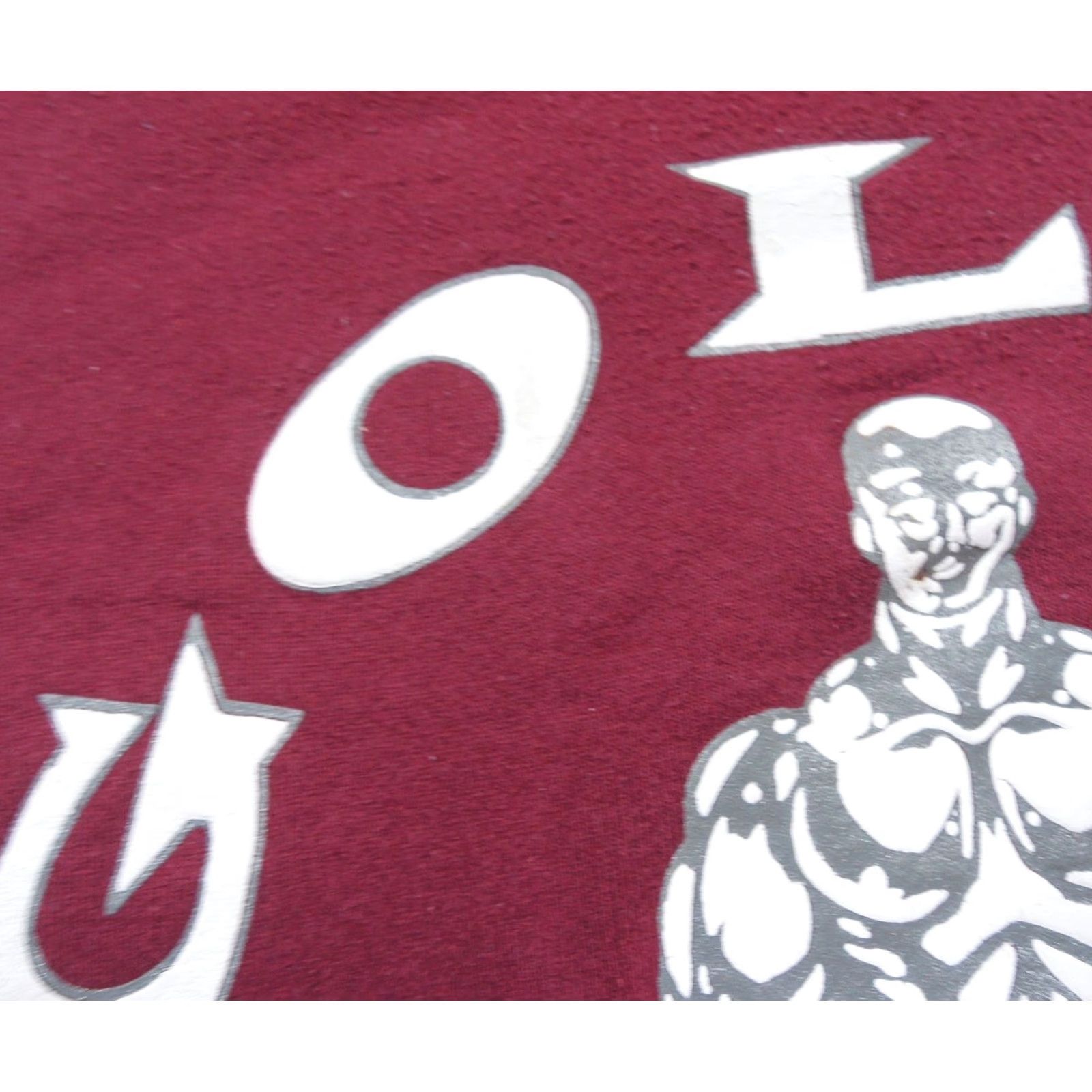 Vintage VINTAGE Gold's Gym Sweatshirt Mens XL Burgundy 90s Crewneck San Jose Bodybuilder Shirt Pullover Size US XL / EU 56 / 4 - 4 Thumbnail