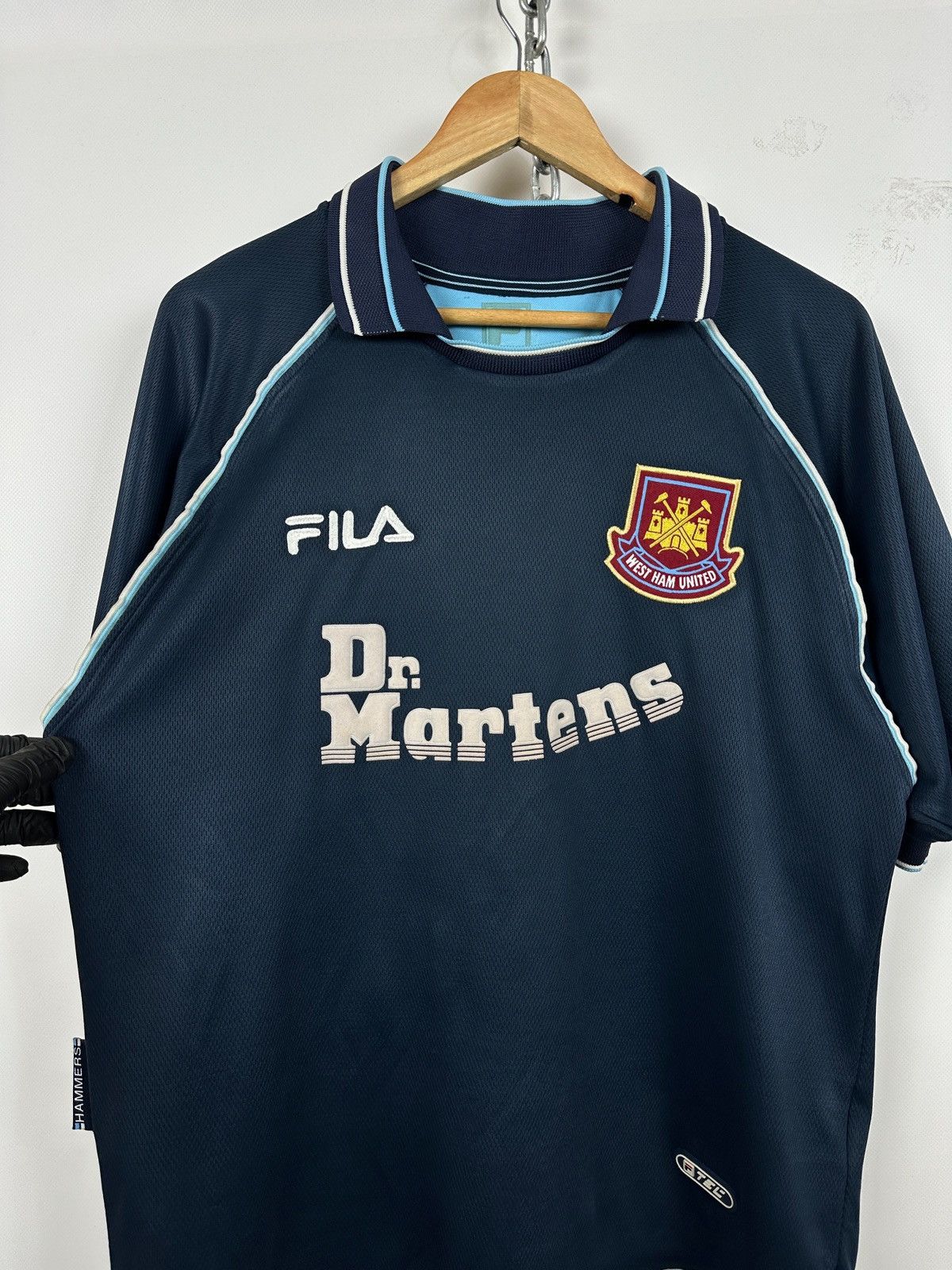 Fila Vintage 1999/00 Fila West Ham United Retro Third Kit Jersey Size US M / EU 48-50 / 2 - 7 Thumbnail