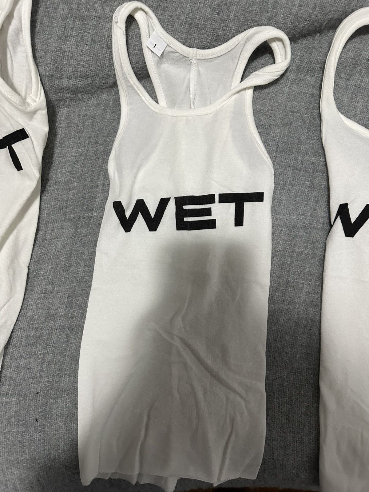 Kanye West × Mowalola YEEZY & MOWALOLA WET TANK | Grailed