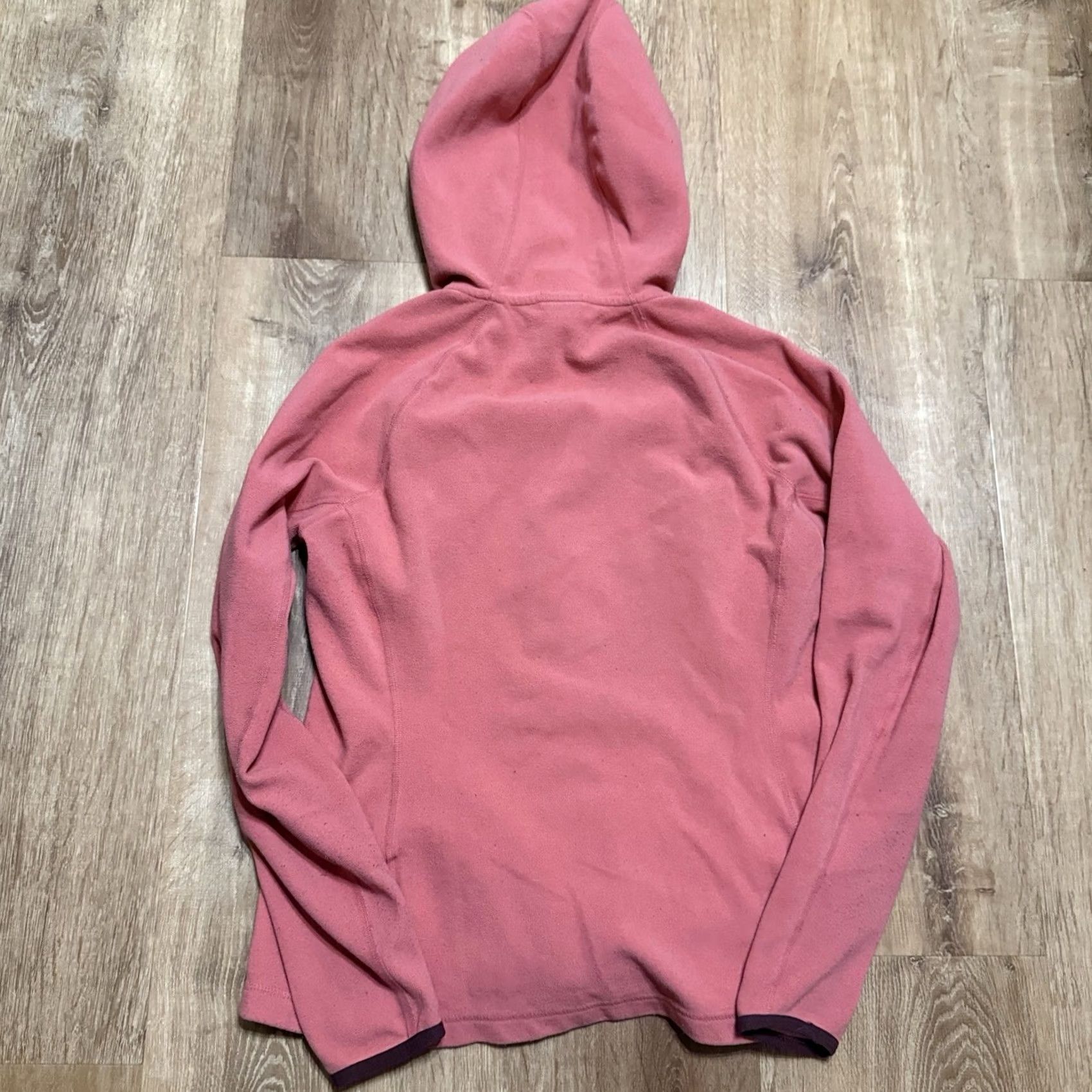 The North Face The North Face Crescent Hooded Fleece Sweater Full Zip Jacket Womens M Salmon Pink Size M / US 6-8 / IT 42-44 - 2 Thumbnail