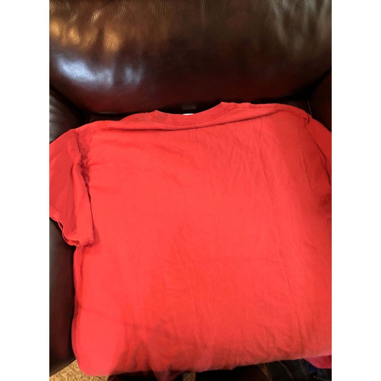 Fruit Of The Loom McDonalds Men's T Shirt XL Red Graphic Trippy Art Fifa World Cup Brasil Soccer Size US XL / EU 56 / 4 - 5 Thumbnail