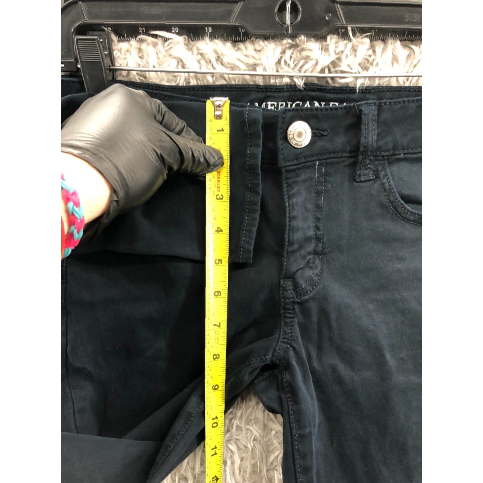 American Eagle Outfitters American Eagle Outfitters Jegging Size 4 Womens Dark Wash Blue Jeans Size 27" / US 4 / IT 40 - 4 Thumbnail