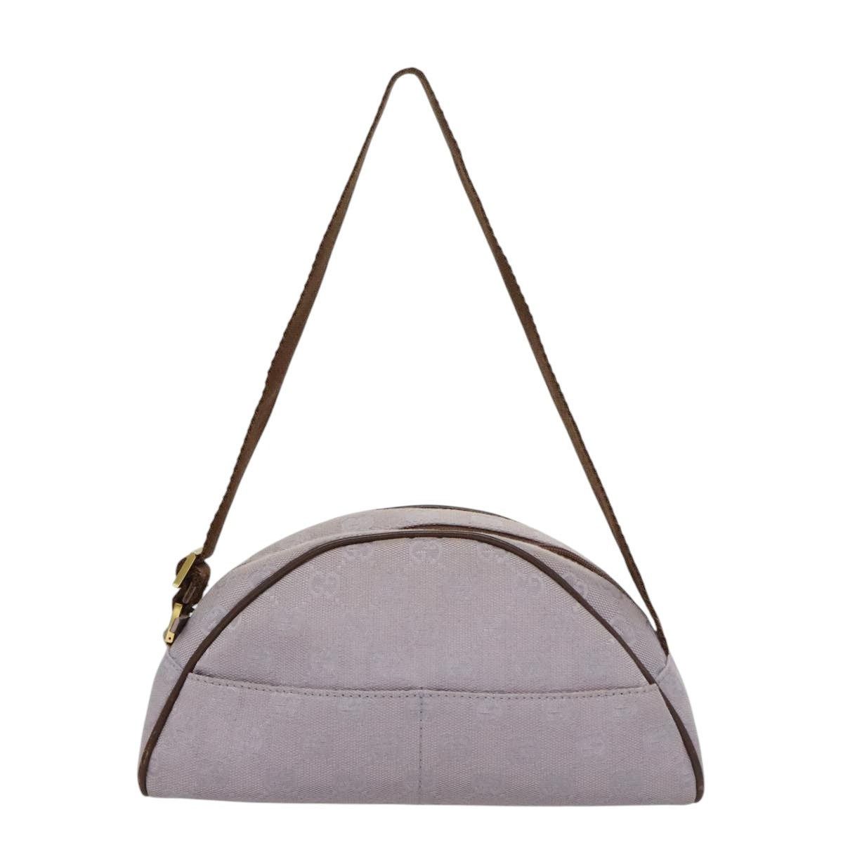 Gucci GUCCI GG Canvas Shoulder Bag Purple Gold Size ONE SIZE - 2 Thumbnail