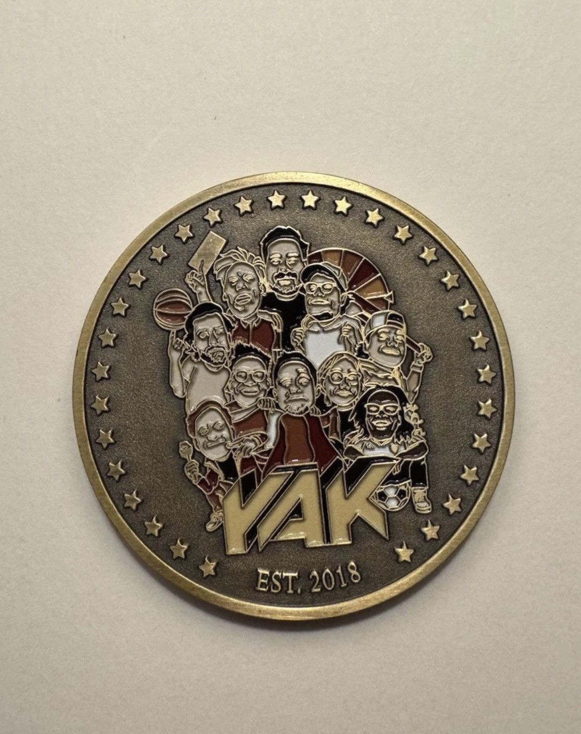 Other The Yak Barstool Sports Wheel Golden Kiss Coin Size ONE SIZE - 1 Thumbnail