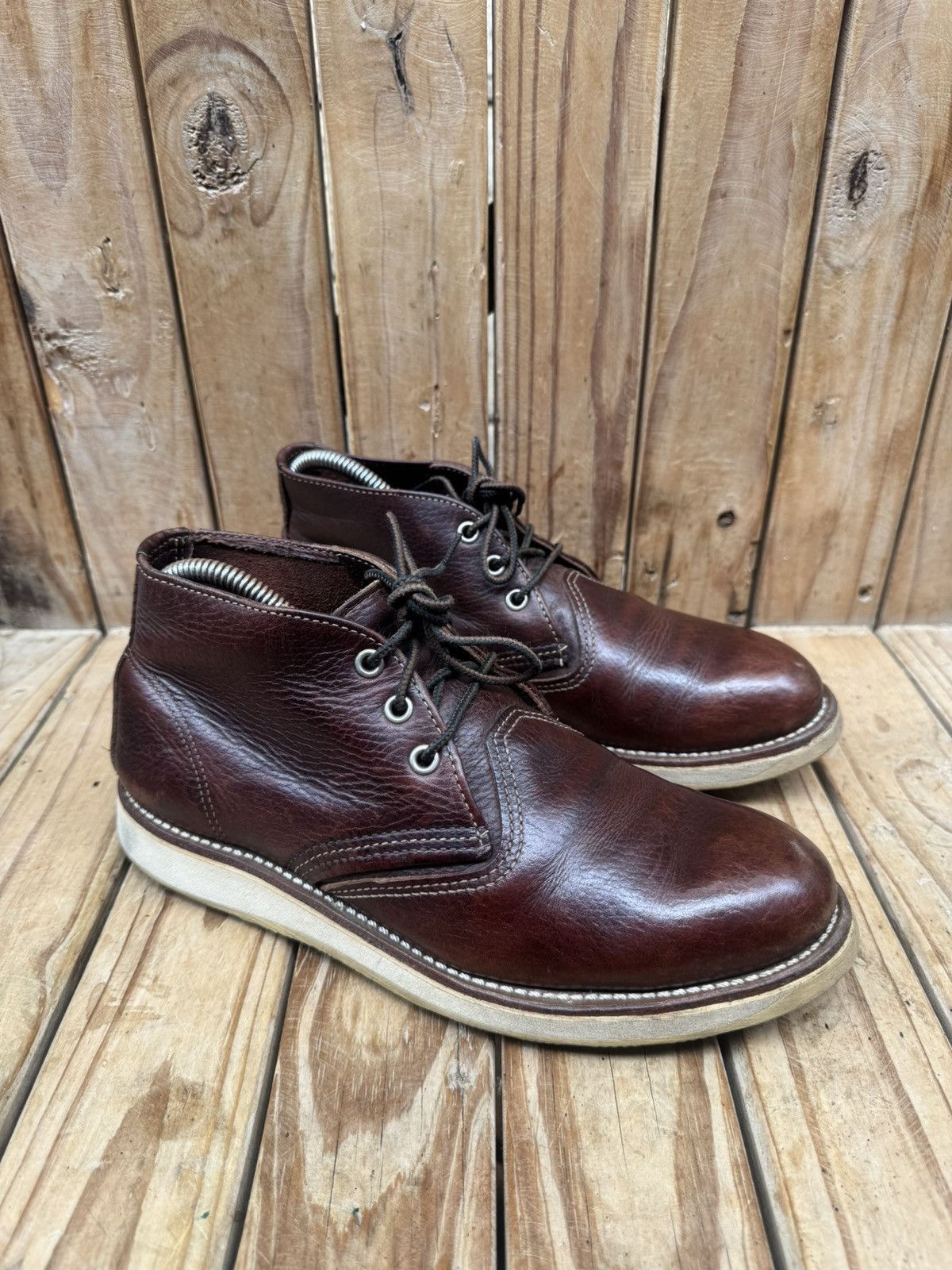 Red Wing Red Wing 3141 Chukka Brown leather boots EUR 40 UK 6.5 D Size US 7.5 / EU 40-41 - 7 Thumbnail