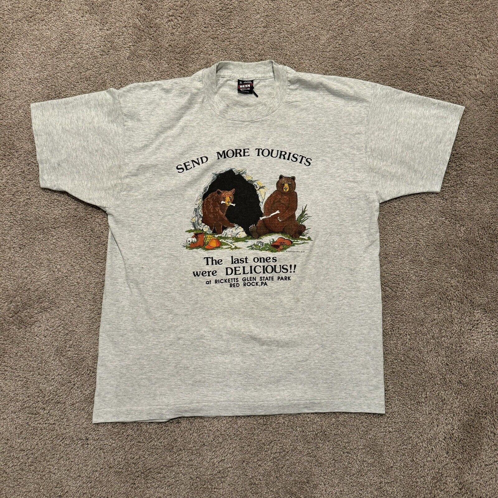 Other Vintage 80s Funny Graphic Print Comical Shirt Bears Size XL Size US XL / EU 56 / 4 - 1 Thumbnail
