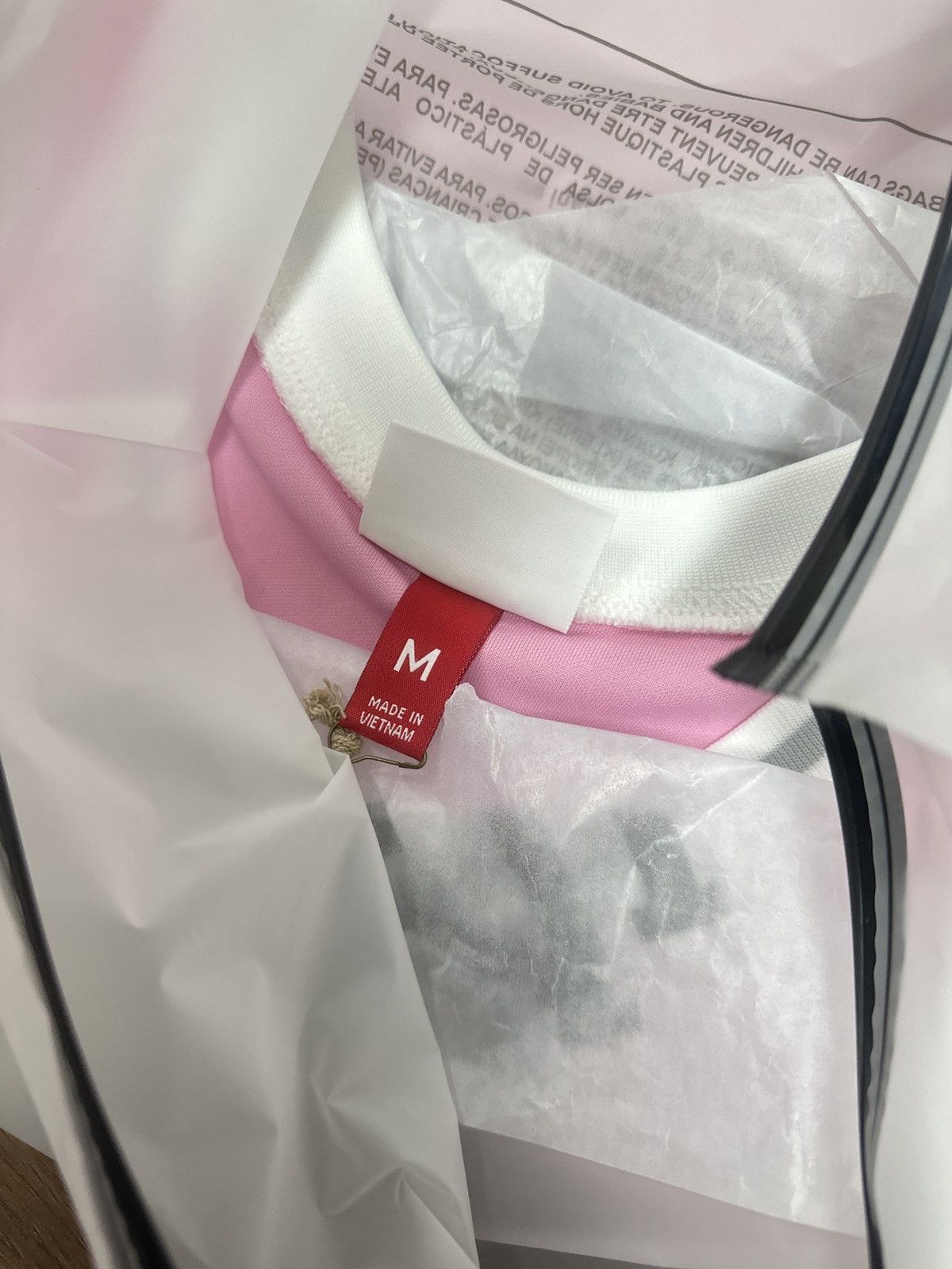 Supreme Supreme Mitchell & Ness Monogram Basketball Jersey Pink Size US M / EU 48-50 / 2 - 7 Thumbnail