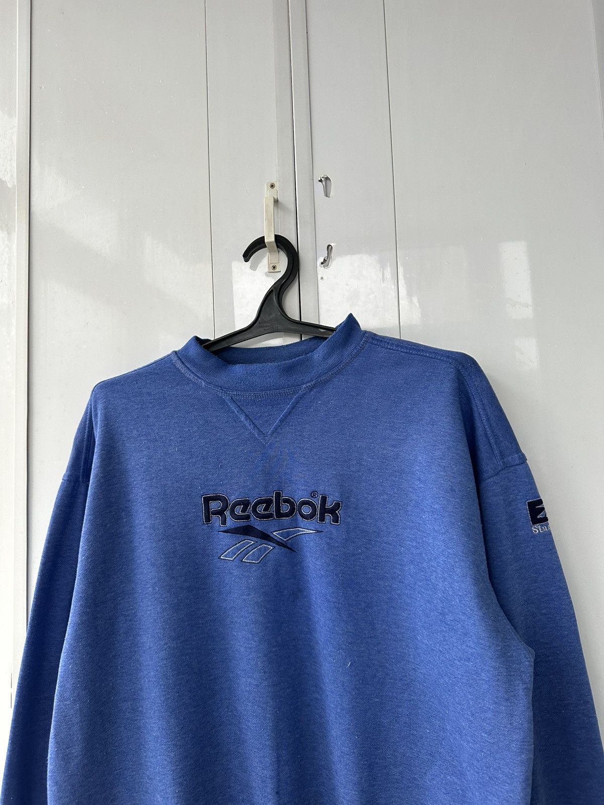 Reebok Vintage Reebok Oversize Sweatshirt Blue Big Logo Size US M / EU 48-50 / 2 - 5 Thumbnail
