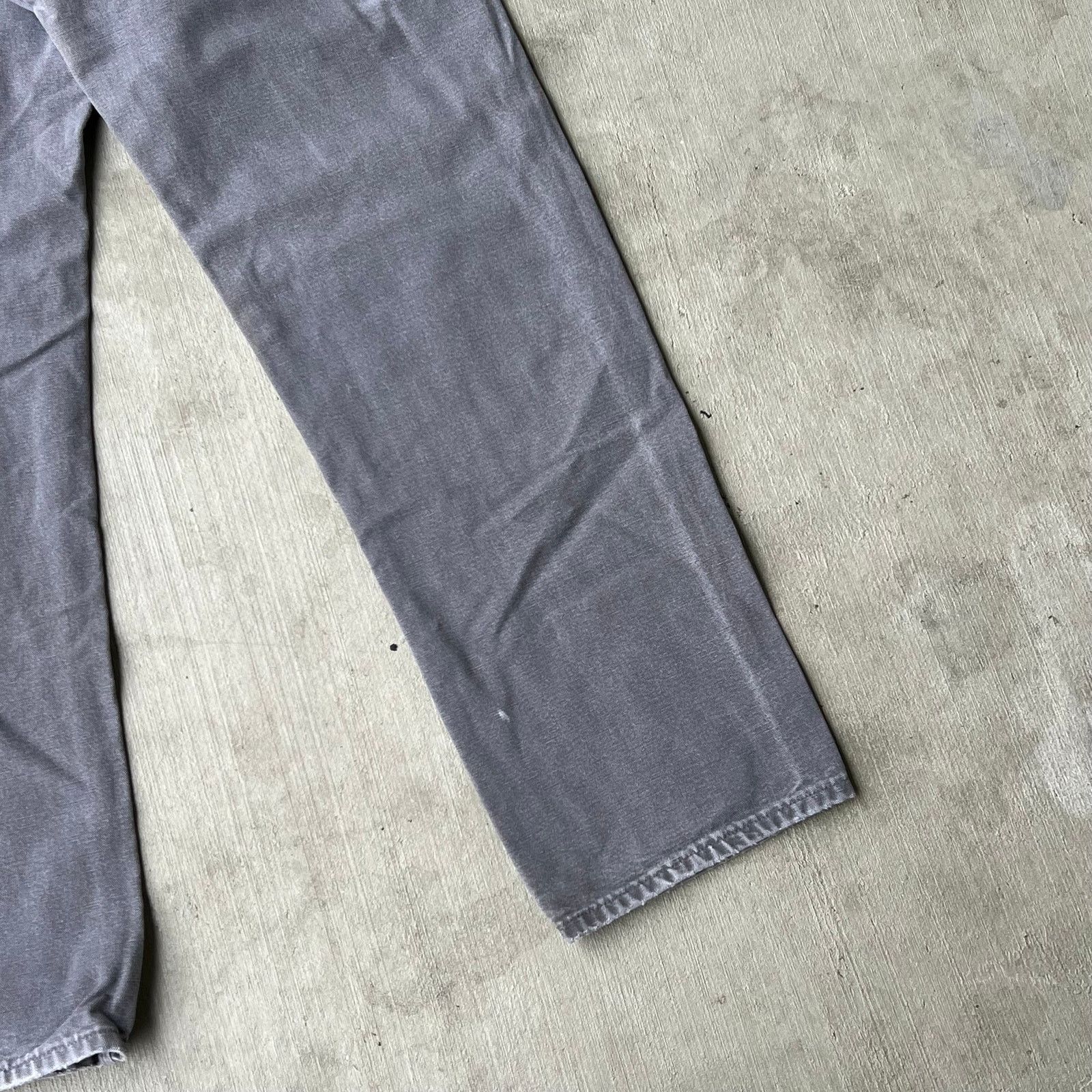 Carhartt × Vintage Carhartt faded gray double knee work wear carpenter pants Size US 31 - 11 Thumbnail