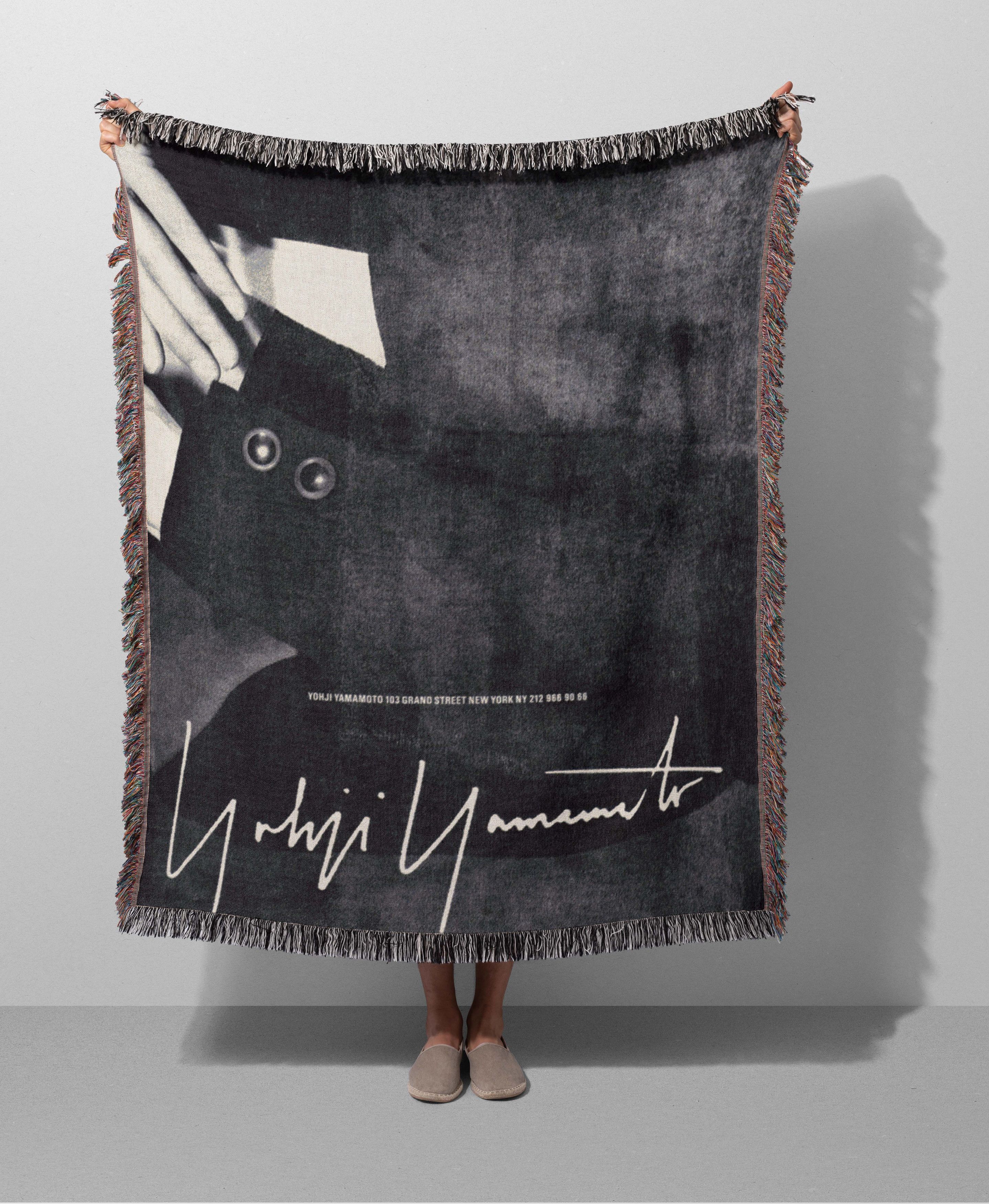 Yohji Yamamoto Yohji Yamamoto Blanket Woven Art Poster Fashion Gift Logo Size ONE SIZE - 2 Thumbnail