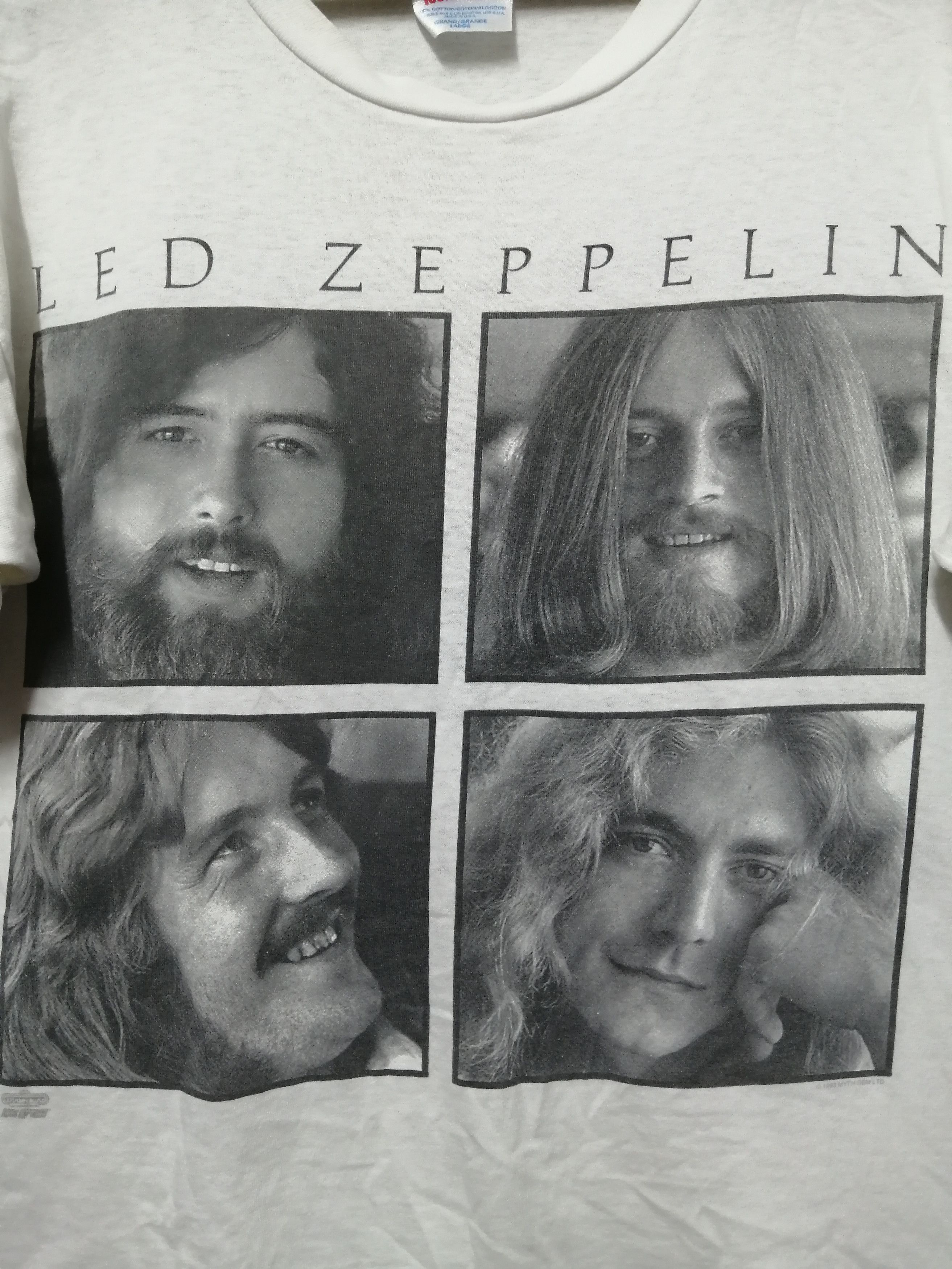 Band Tees × Vintage 1993 VINTAGE LED ZEPPELIN VERY RARE Size US L / EU 52-54 / 3 - 3 Thumbnail