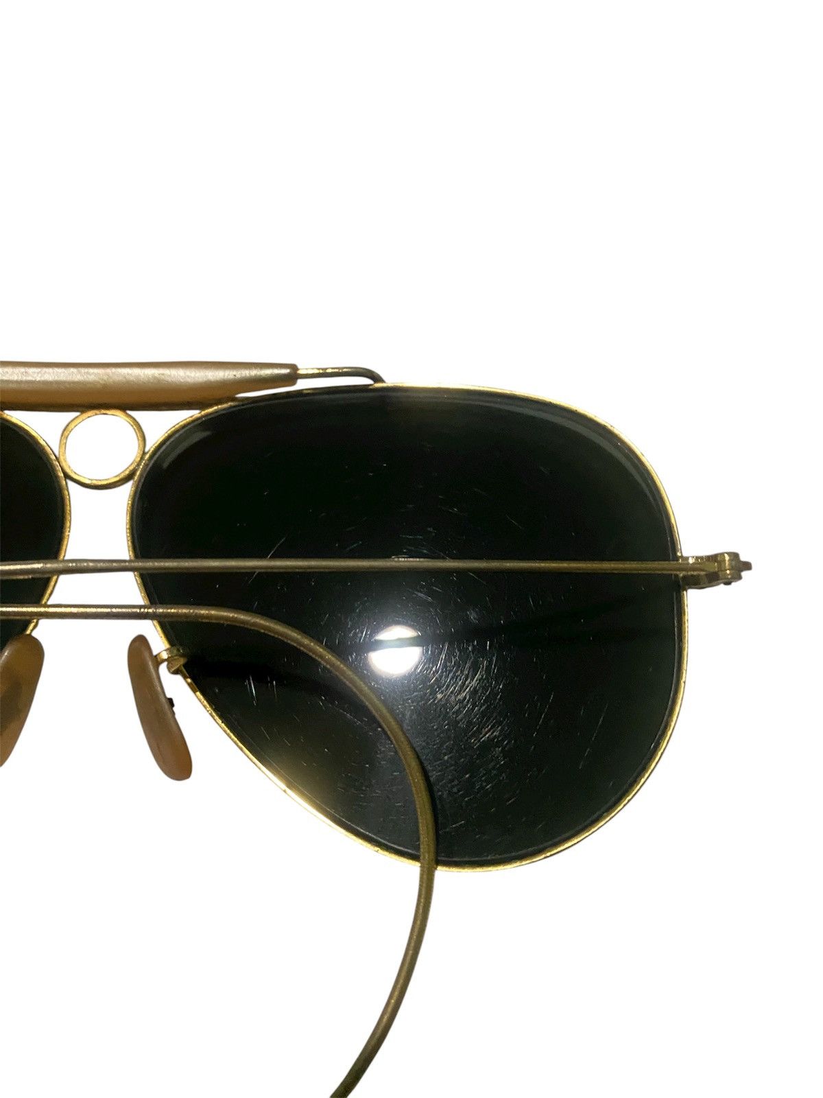 RayBan Vintage B&L Ray Ban USA Shooter Aviator Sunglasses Size ONE SIZE - 5 Thumbnail