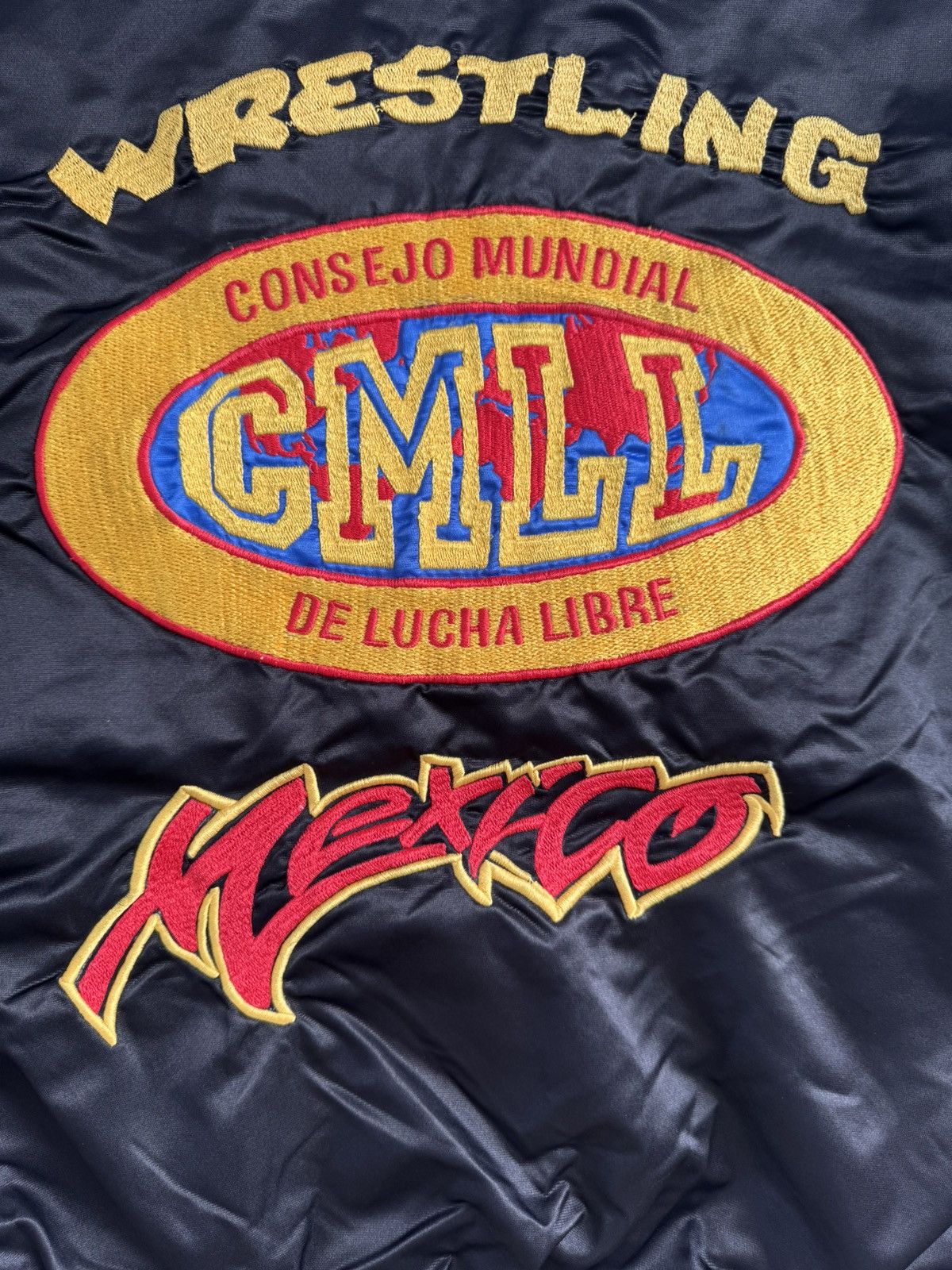Vintage VERY RARE VINTAGE JACKET WRESTLING LUCHA LIBRE MEXICO CMLL Size US L / EU 52-54 / 3 - 3 Thumbnail