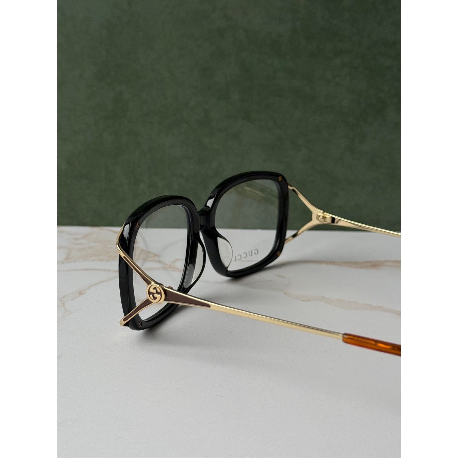 Gucci NEW Gucci GG0648OA Oversized Eyeglasses Frames in Black Size ONE SIZE - 4 Thumbnail