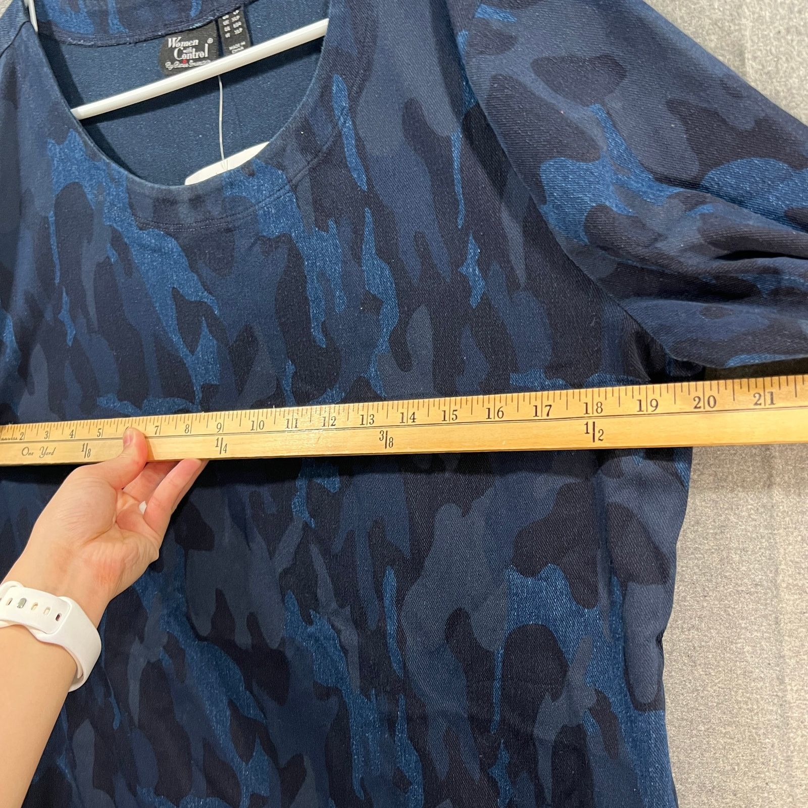 Other Women with Control Prime Stretch Denim 2 Shift Print Dress Size L / US 10 / IT 46 - 9 Thumbnail