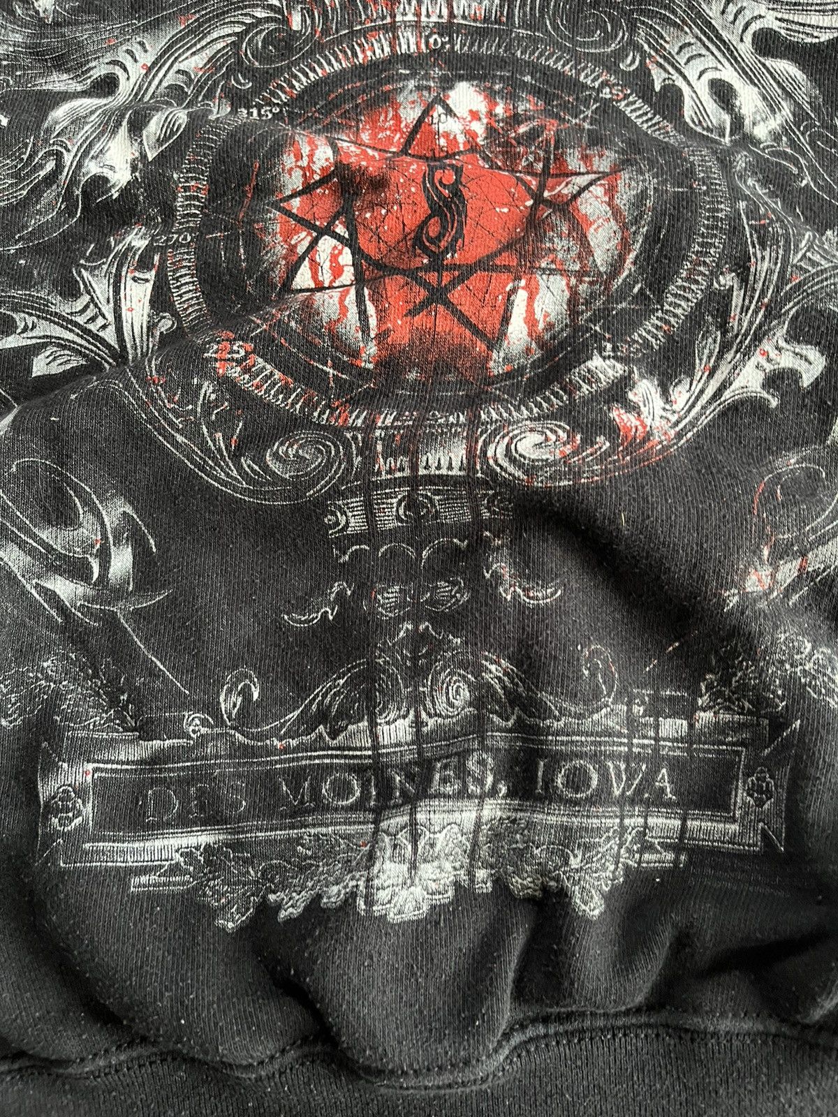 Slipknot 2013 Slipknot Iowa Printed Boxy Hoodie M S Rock Metal Band Size US M / EU 48-50 / 2 - 12 Thumbnail