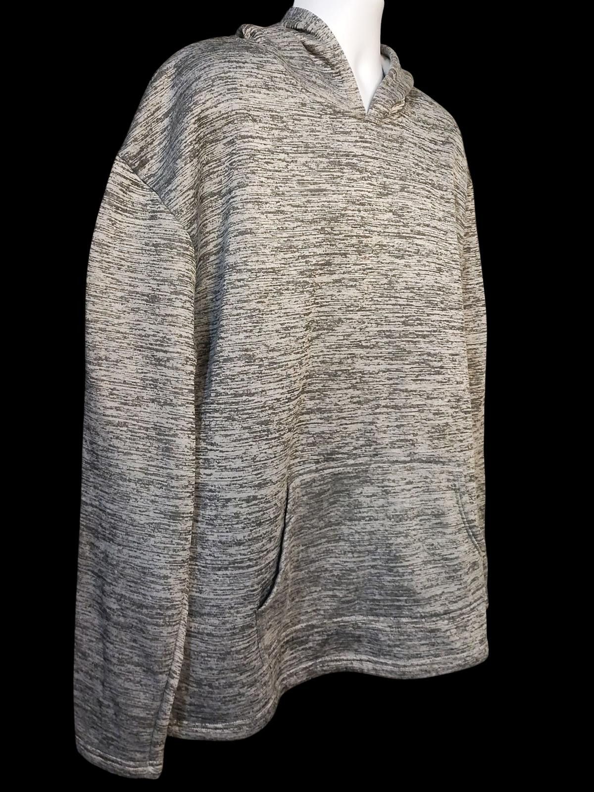 StraightFaded Straight Faded Men's Grey Hooded Pullover Sweatshirt Size US XXL / EU 58 / 5 - 4 Thumbnail