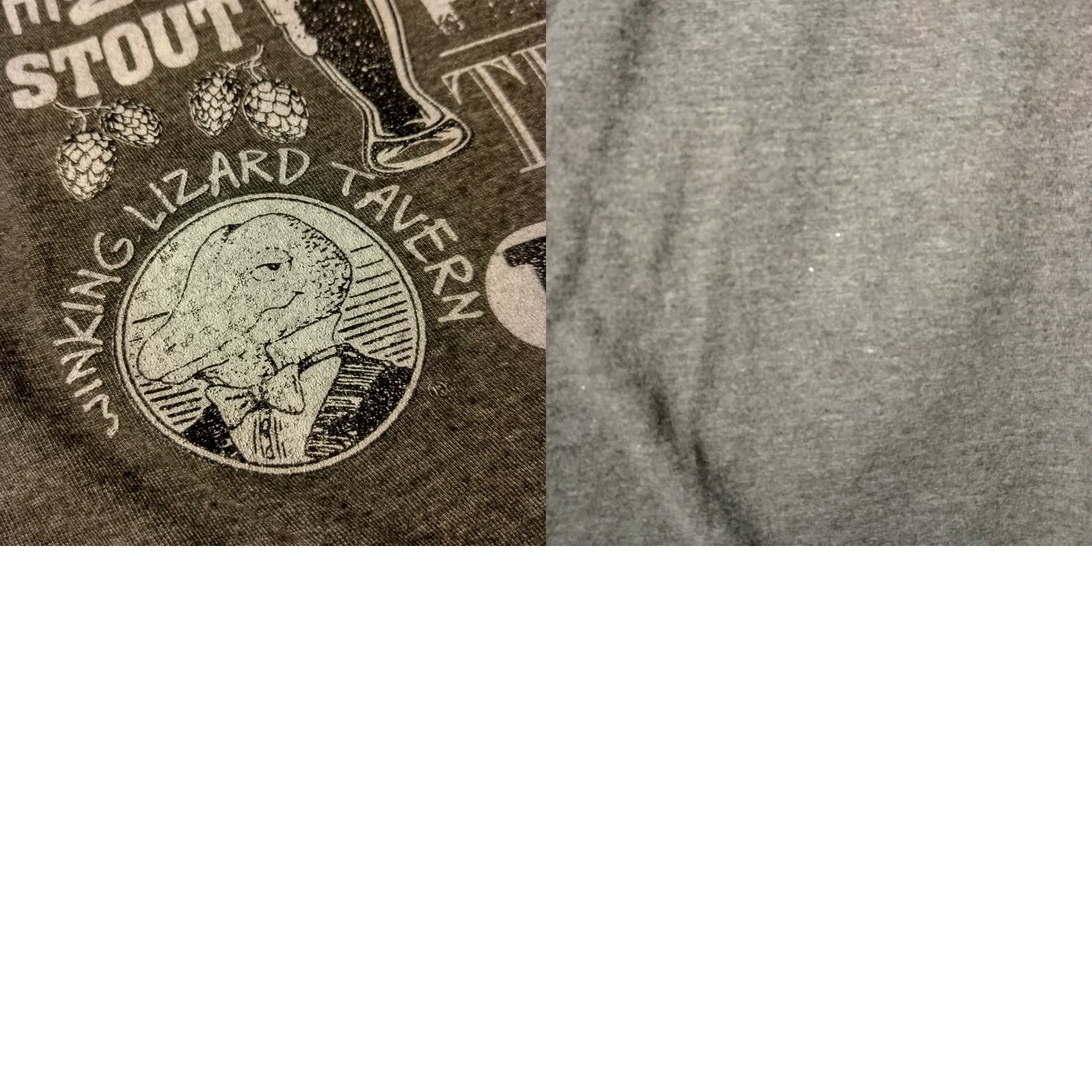 Vintage Winking Lizard Tavern Tour of Beers Shirt Men 2XL District Gray Duvel Ohio Size US XXL / EU 58 / 5 - 9 Thumbnail