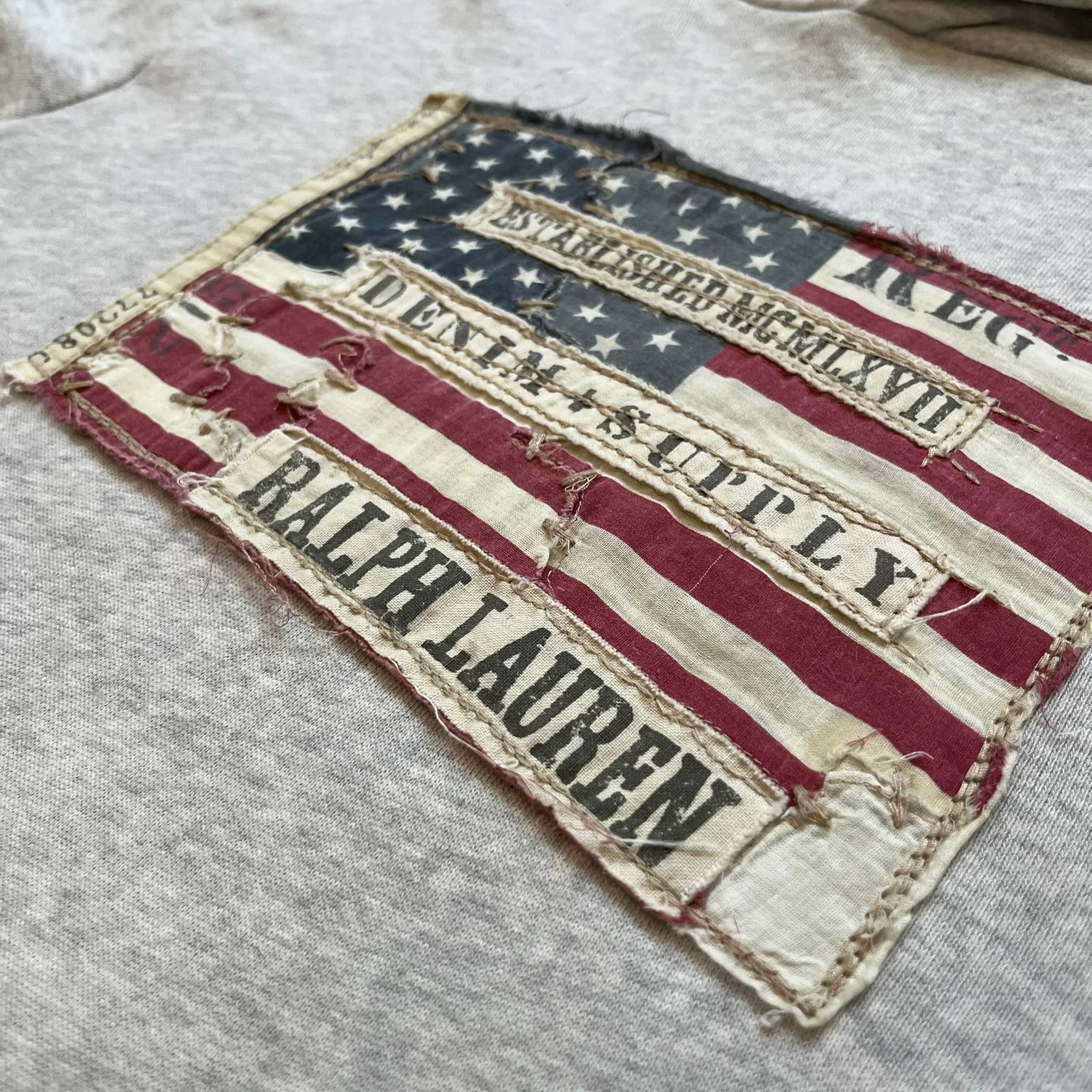 Denim & Supply Ralph Lauren Ralph Lauren Denim & Supply USA Flag Hoodie Size US L / EU 52-54 / 3 - 3 Thumbnail