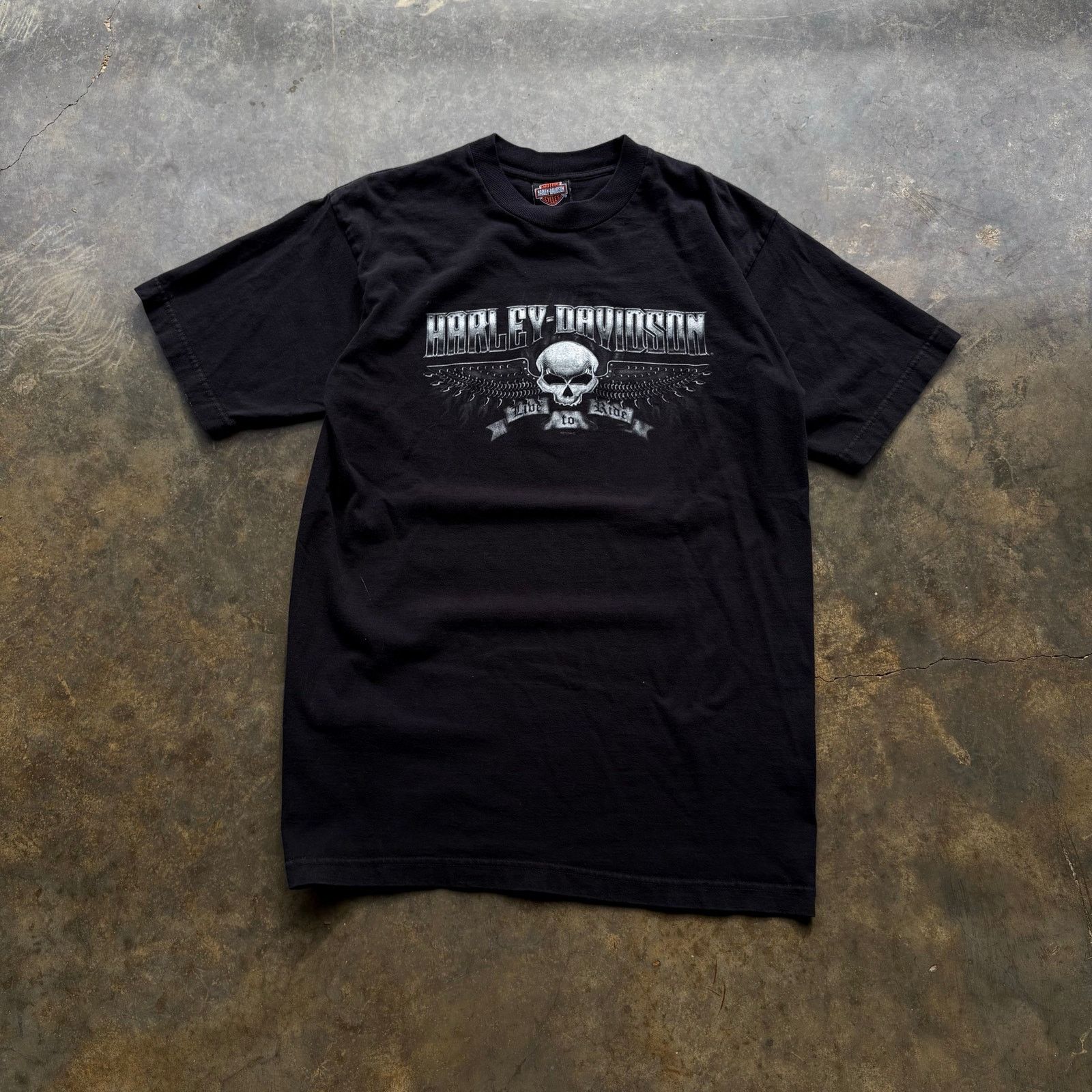 Harley Davidson Vintage Essential Harley Davidson Biker T-Shirt Size US L / EU 52-54 / 3 - 1 Thumbnail