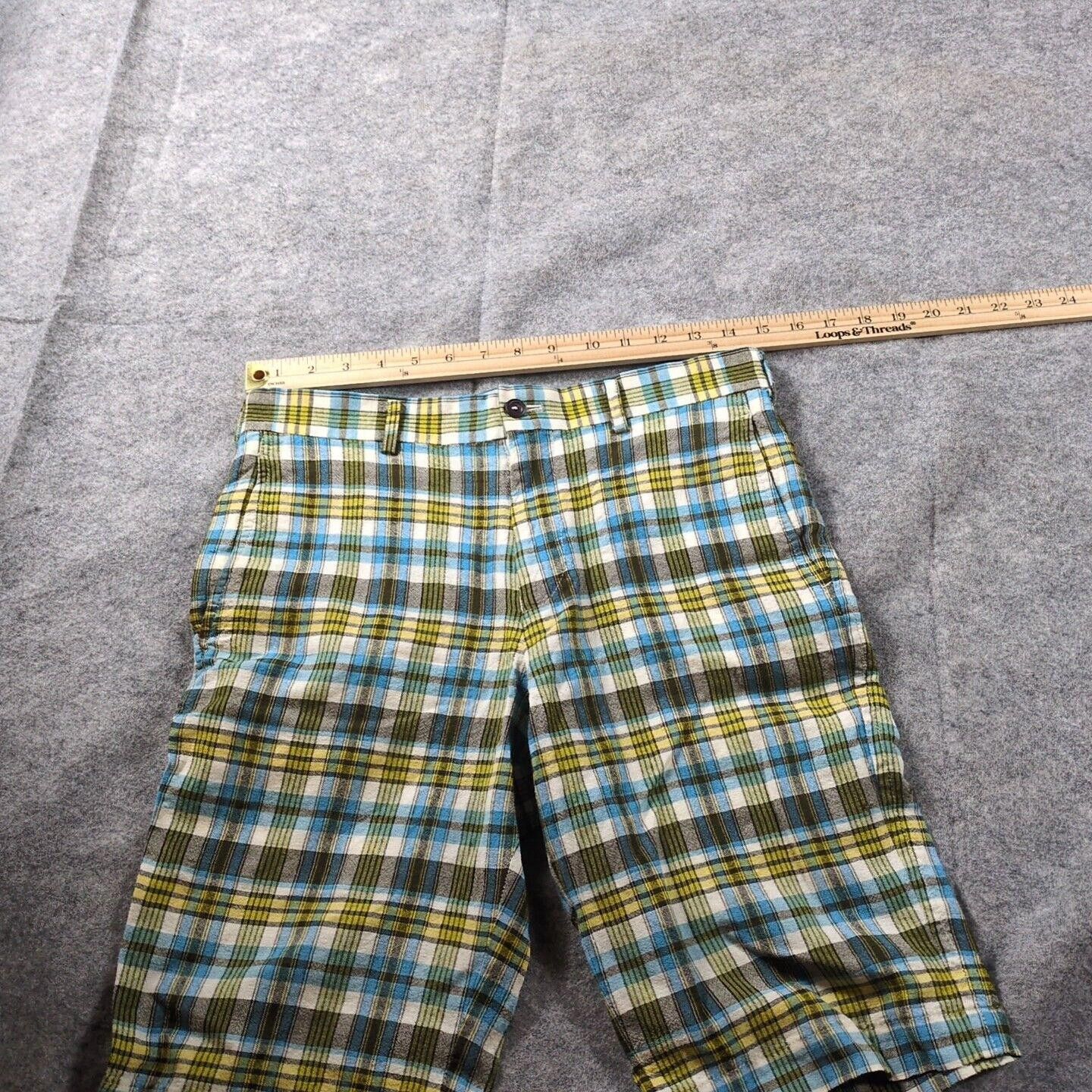 Comme des Garcons COMME DES GARCONS Homme Shorts Check XS Linen and Wool Blend Size US 28 / EU 44 - 2 Thumbnail