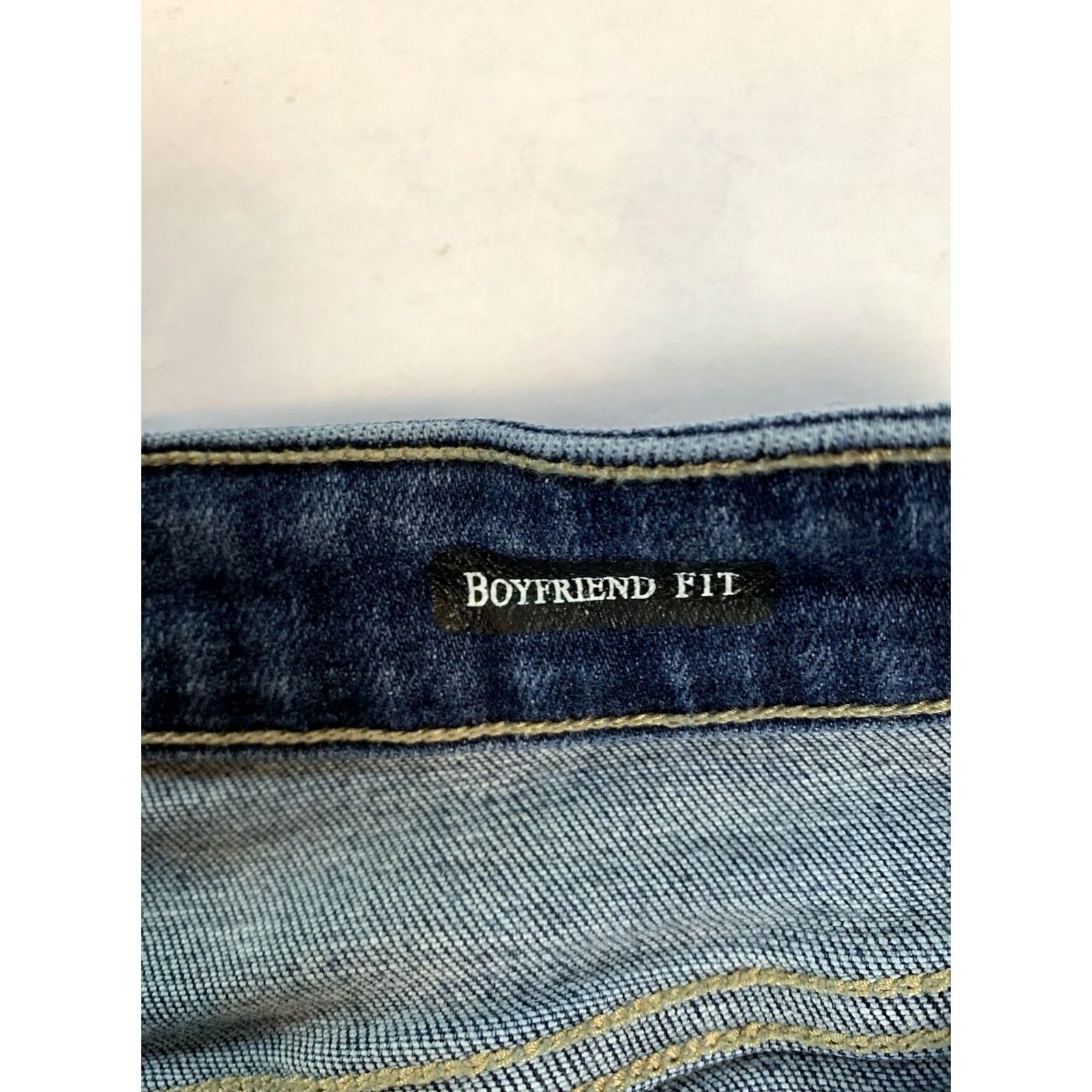 Vintage Judy Blue Jeans Woman 5/27 Boyfriend Fit Distressed Blue Denim 5-Pocket Regular Size 27 Vintage No Women Jeans Size 27" / US 4 / IT 40 - 4 Thumbnail
