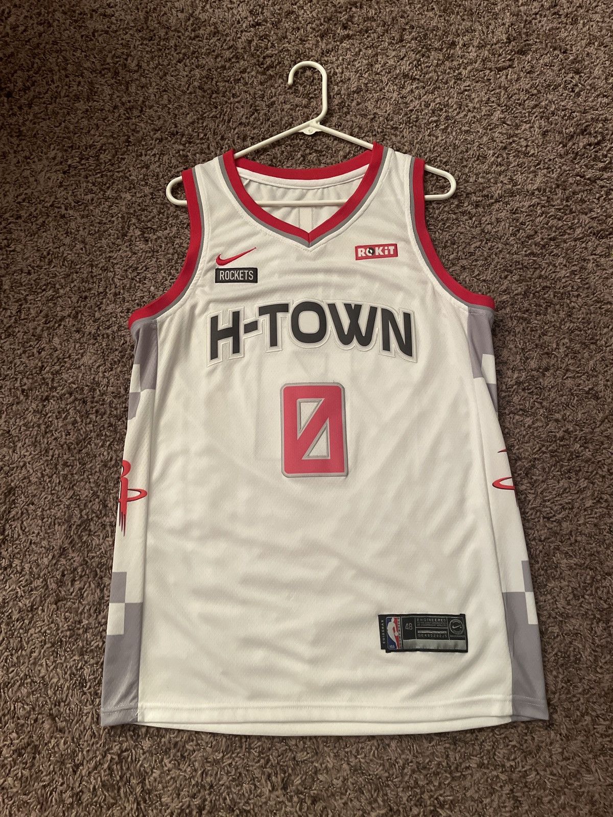 NBA × Nike Russell Western Houston Rockets City Edition Jersey Size US M / EU 48-50 / 2 - 4 Thumbnail