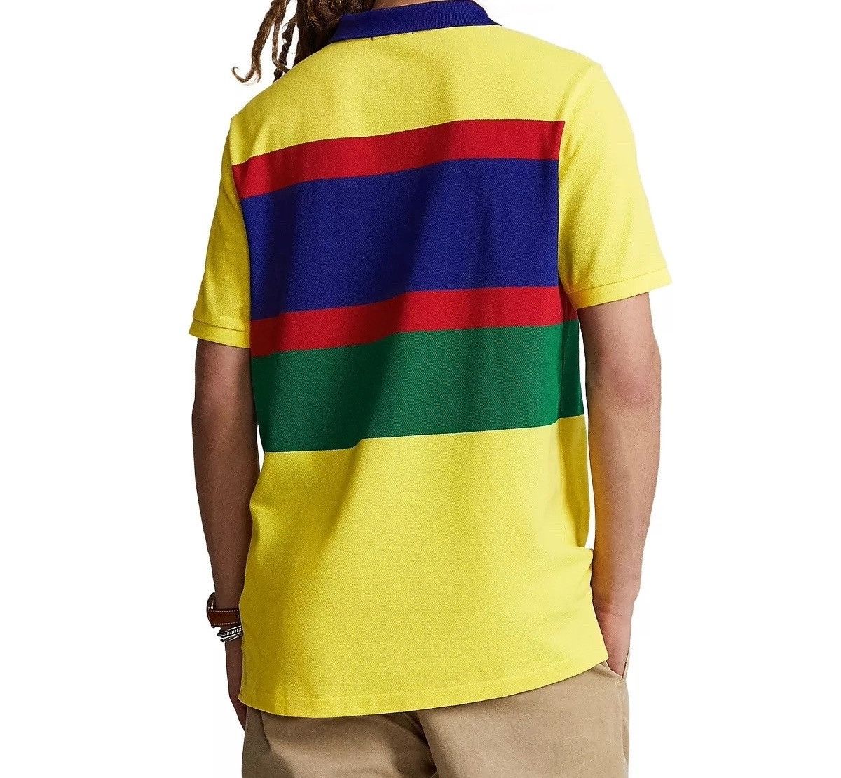 Polo Ralph Lauren POLO RALPH LAUREN XXL CLASSIC FIT STRIPE MESH POLO SHIRT Size US XXL / EU 58 / 5 - 2 Thumbnail