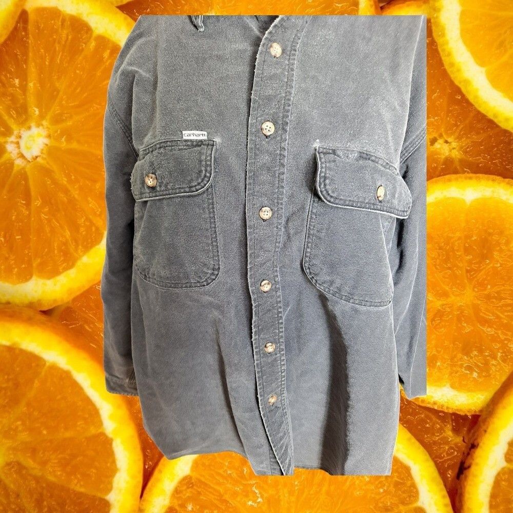 Carhartt Carhartt Work Shirt Button Up Long Sleeve Rugged Outdoor Wea Size US XL / EU 56 / 4 - 7 Thumbnail