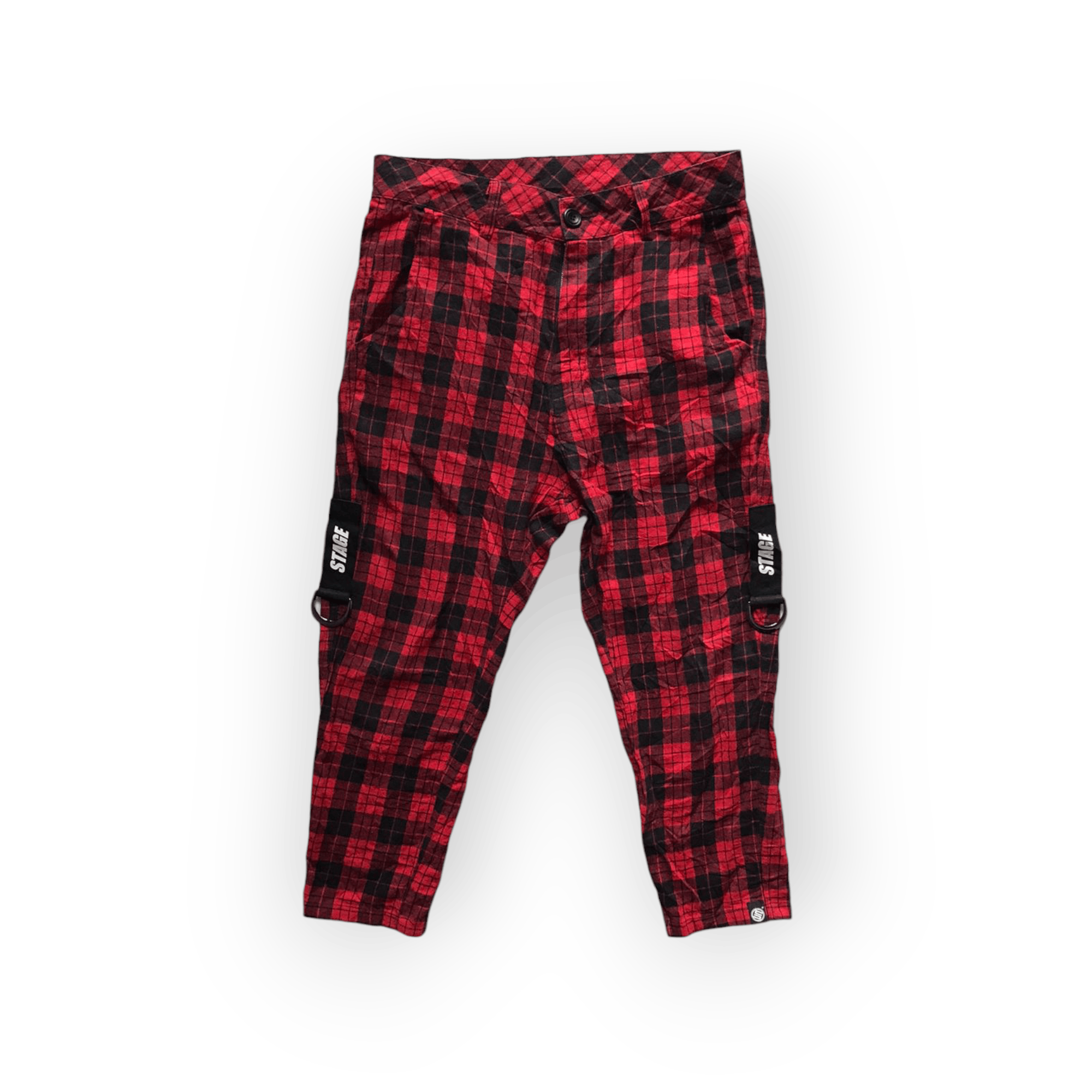 image of Seditionaries Stage Tartan Pants in Red, Men's (Size 30)