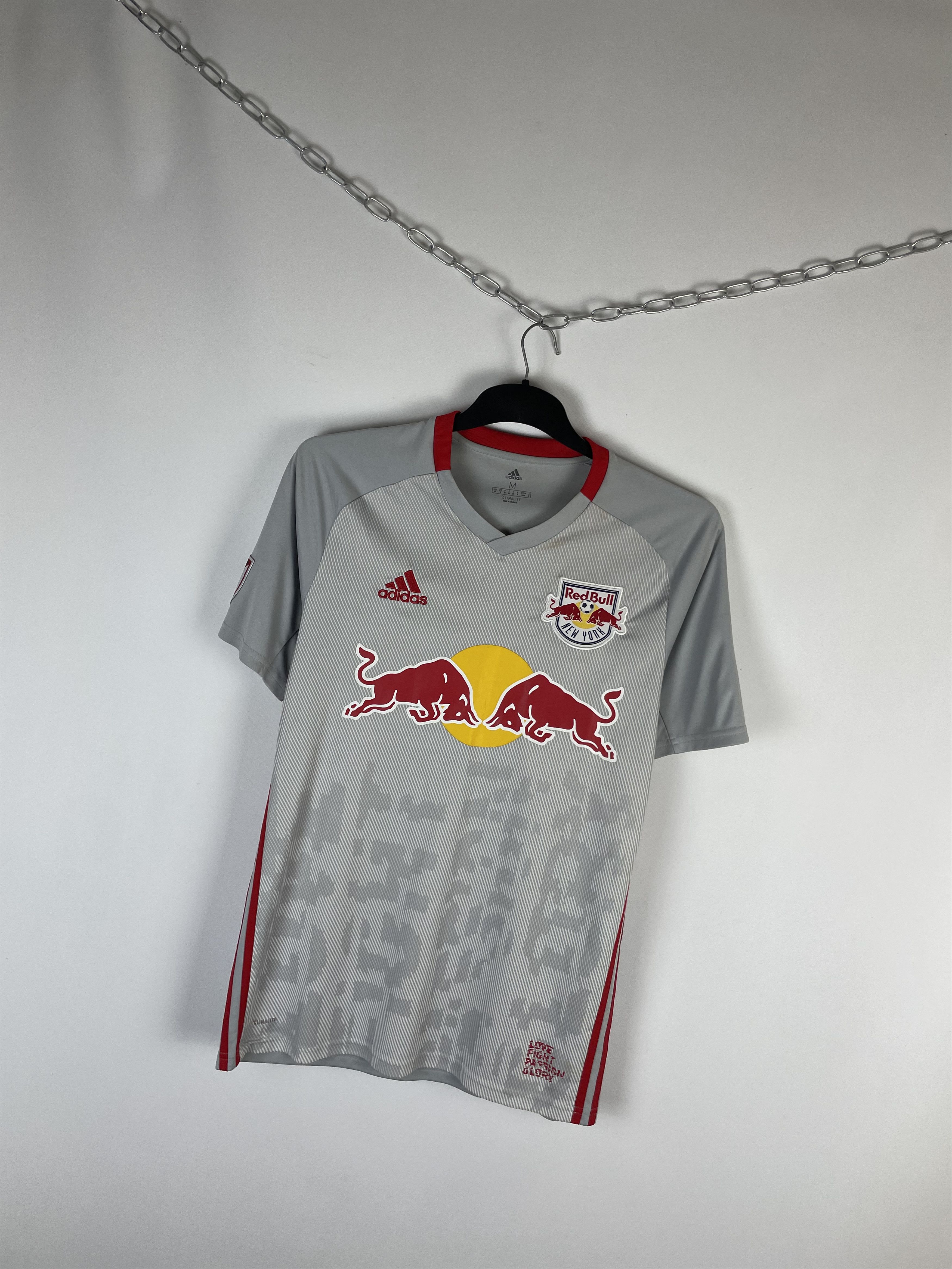 Adidas Adidas New York Red Bulls FC Soccer Futbol Jersey Kit Size US M / EU 48-50 / 2 - 2 Thumbnail