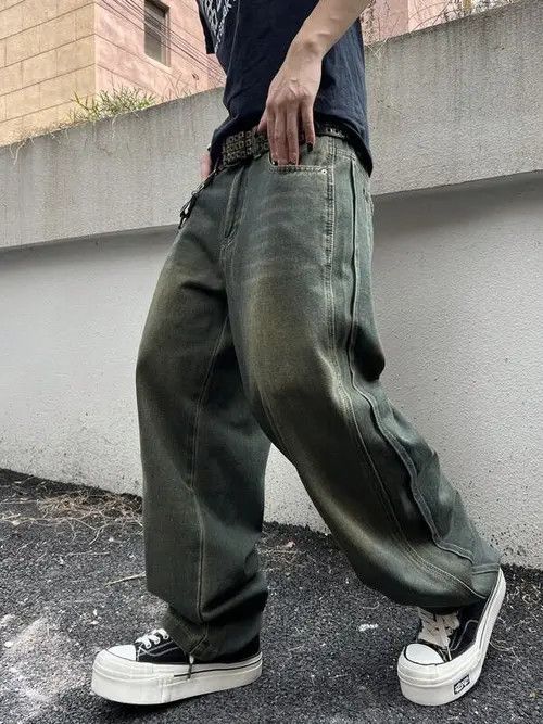 Jean DENIM Y2K DRIP baggy jeans pants Size US 36 / EU 52 - 1 Thumbnail