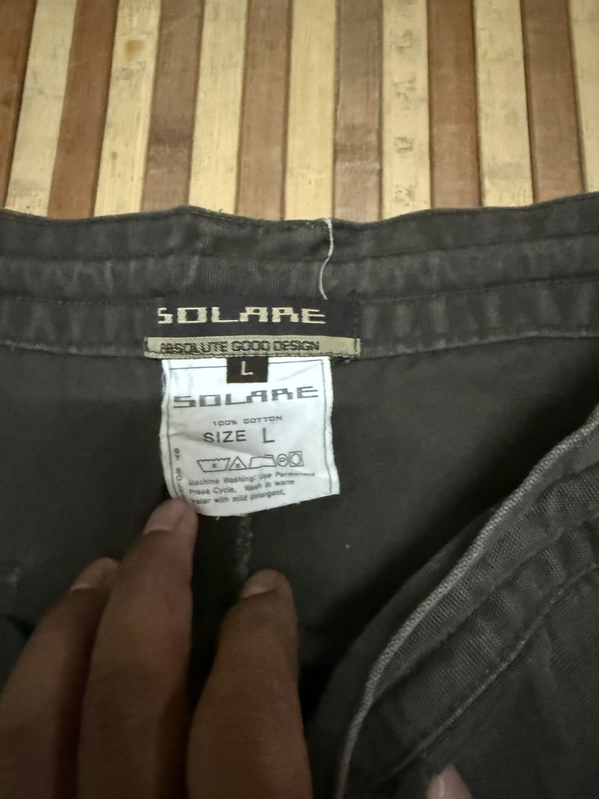Japanese Brand SOLARE Cargo Pants Baggy Multipocket Streetwear / W36x30.5 Size US 36 / EU 52 - 5 Thumbnail
