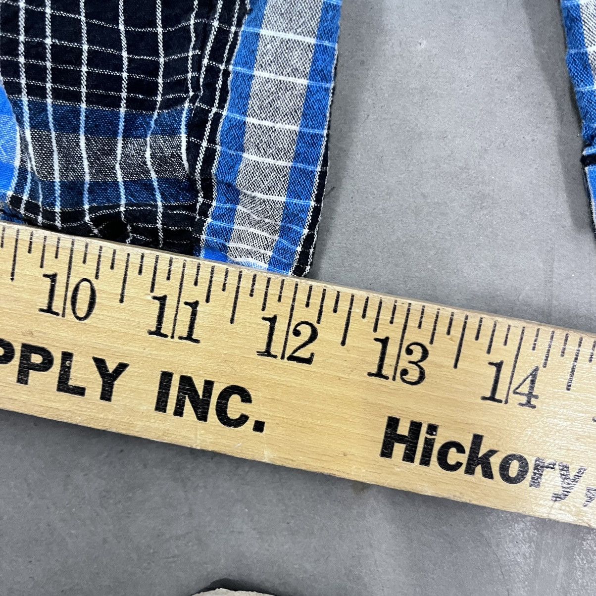 Beverly Hills Polo Club × Vintage Crazy Y2K Beverly Hills Polo Club Blue plaid shorts baggy 36 Size US 36 / EU 52 - 5 Thumbnail