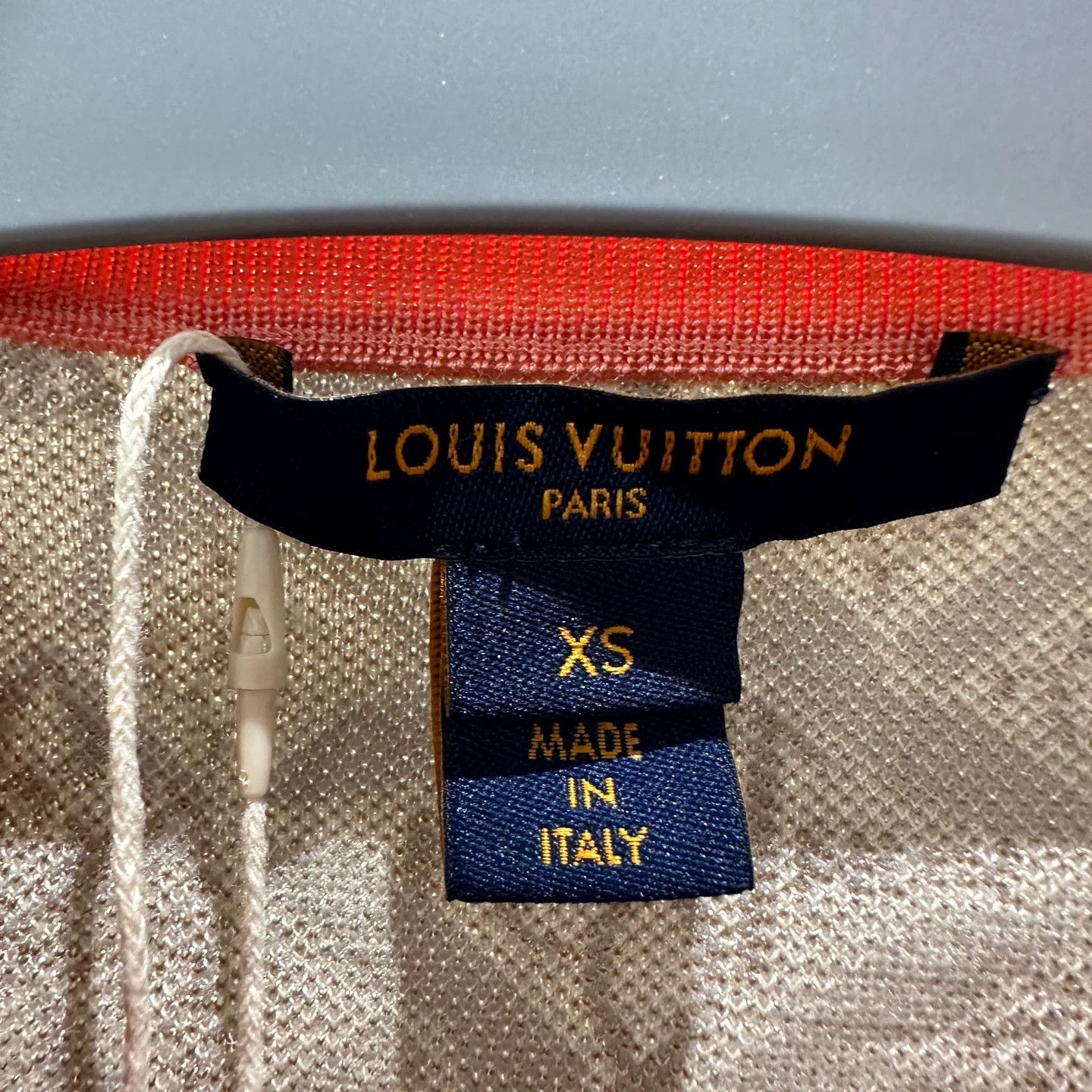 Louis Vuitton Louis Vuitton Monogram Knit LS Gold Chain Silk XS Size XS / US 0-2 / IT 36-38 - 3 Thumbnail