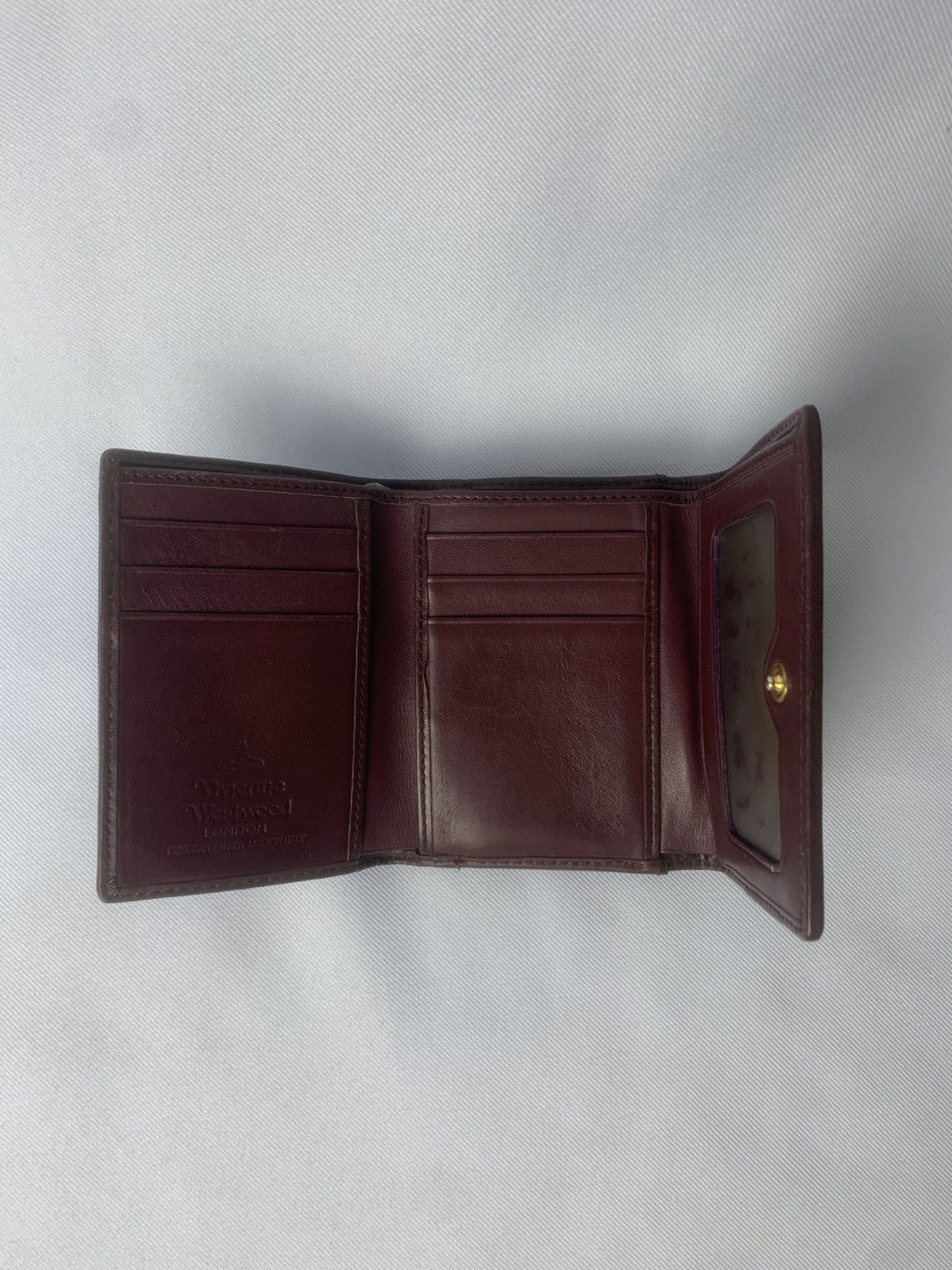 Vivienne Westwood Patent Croc Trifold Wallet Size ONE SIZE - 3 Thumbnail